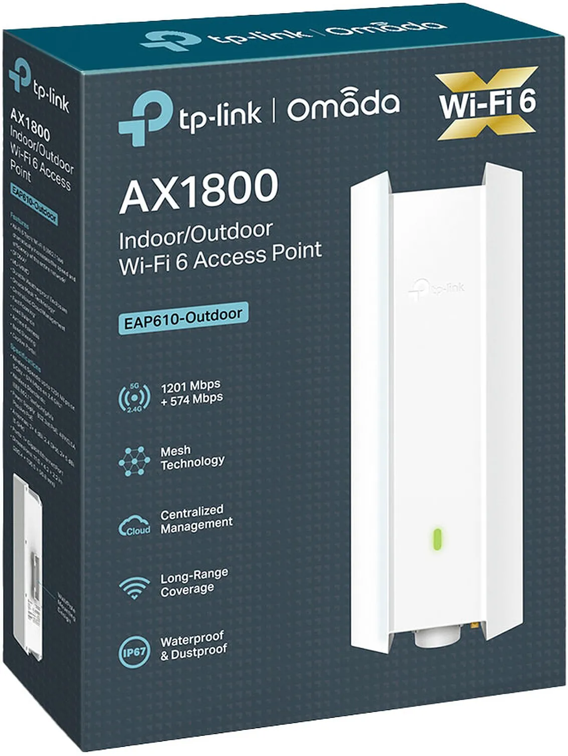 Point d'accès WiFi TP-Link Omada EAP623-Outdoor HD (Blanc)
