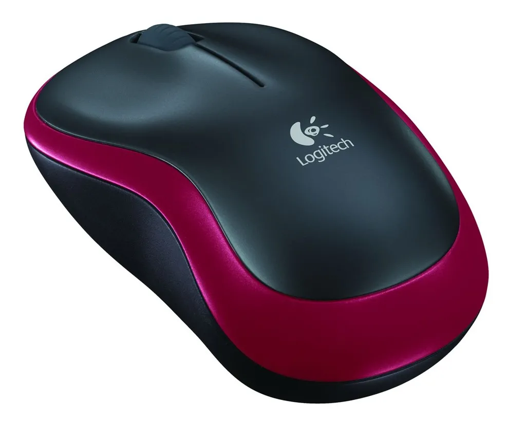Souris sans fil Logitech Cordless Laser M185 (Rouge)