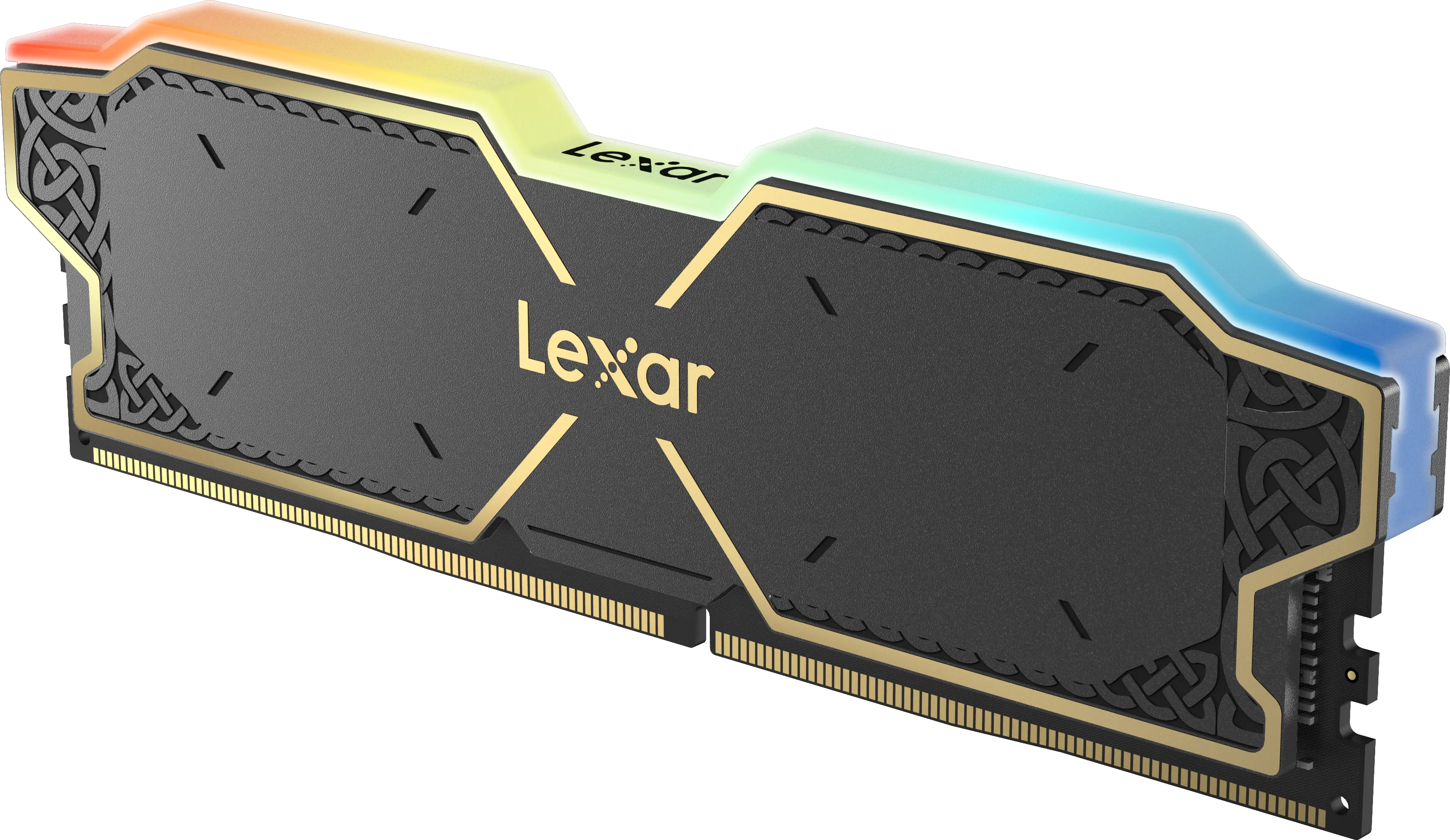 Kit Barrettes mémoire 32Go (2x16Go) DIMM DDR5 Lexar Thor RGB 6000MHz (Noir)