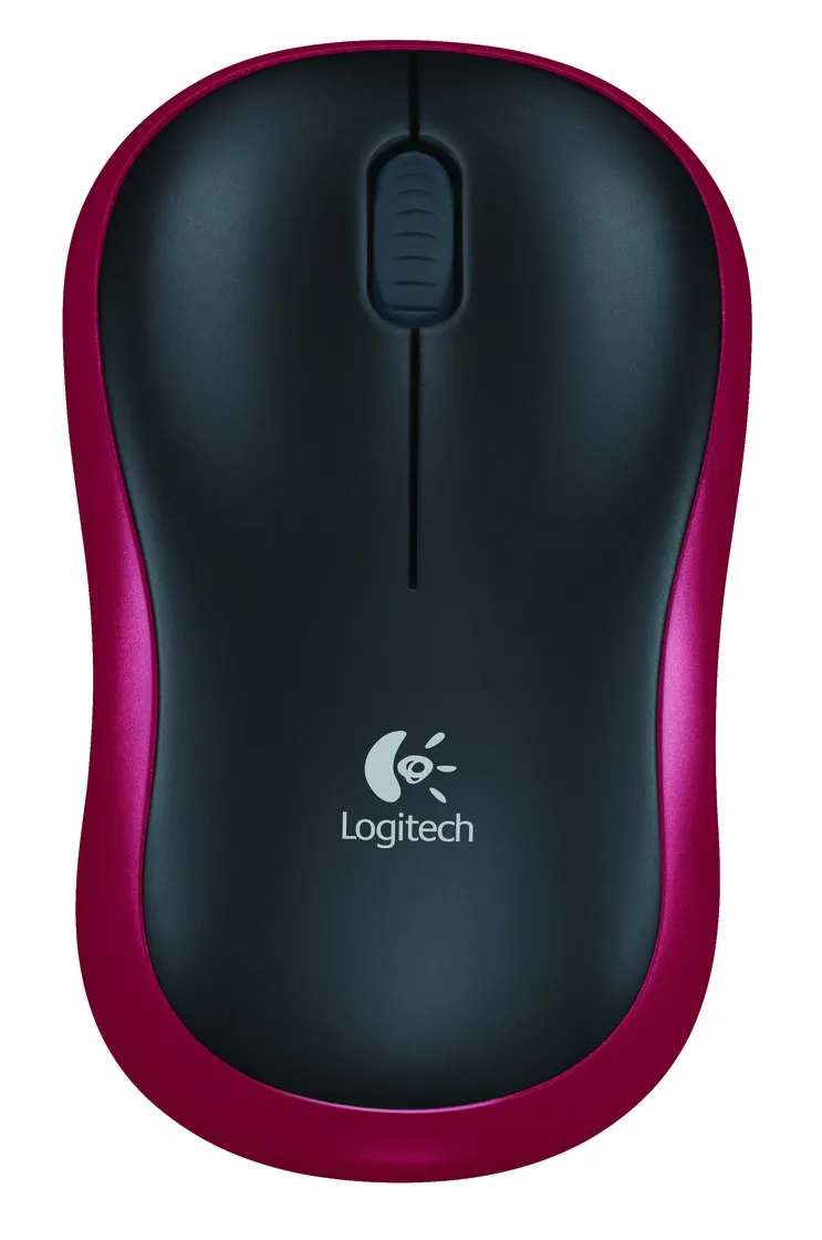 Souris sans fil Logitech Cordless Laser M185 (Rouge)