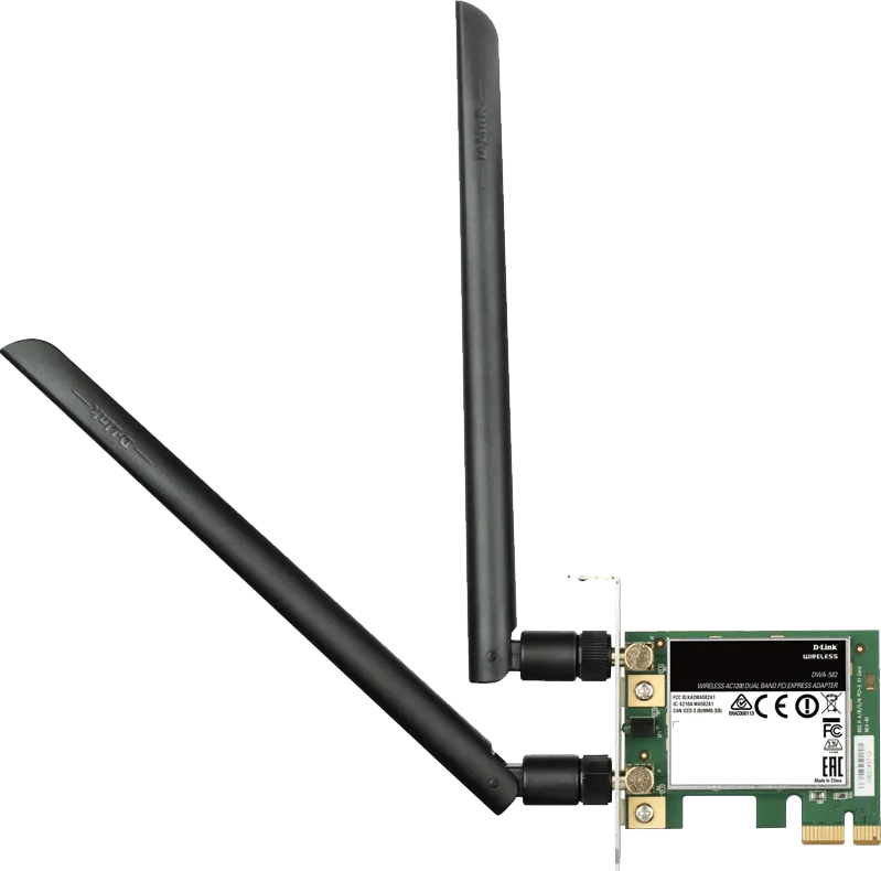 Carte Réseau PCI-Express WIFI D-Link DWA-582 (AC1200)
