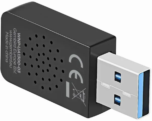 Carte Réseau USB WiFi Gembird (AC1300)