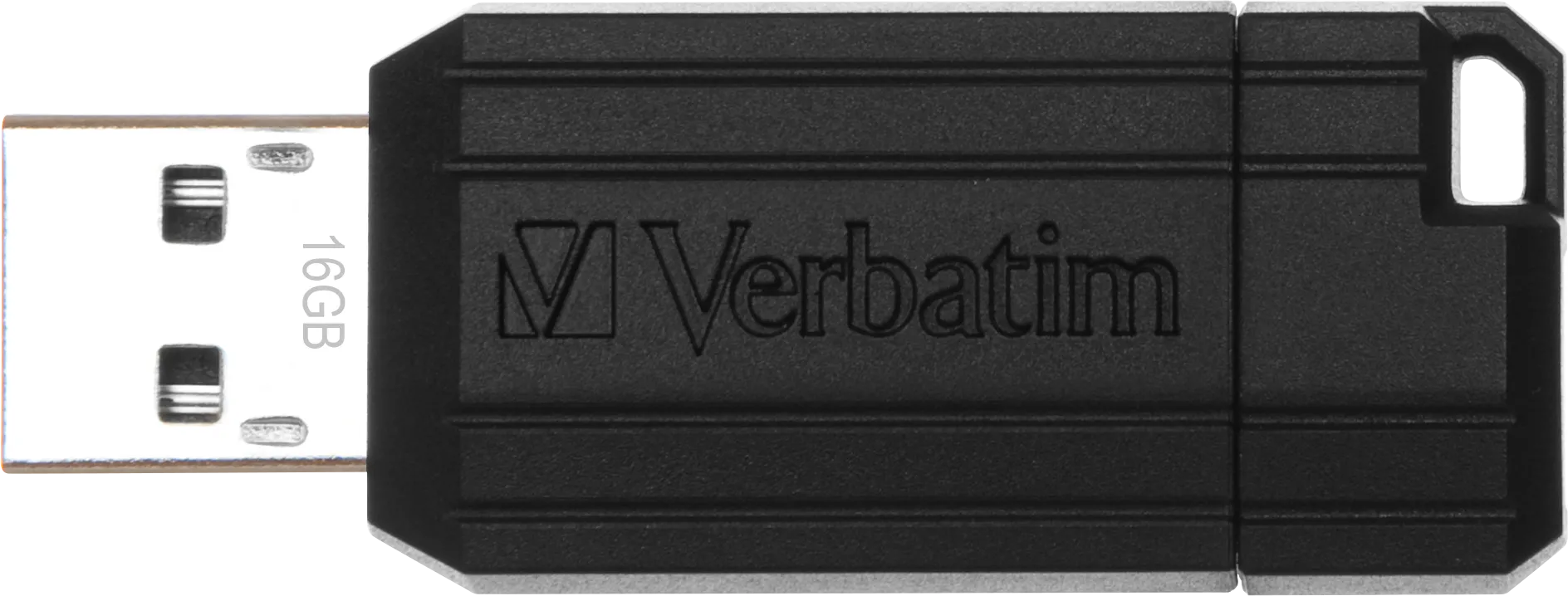 Clé USB 2.0 Verbatim PinStripe - 32Go (Noir)