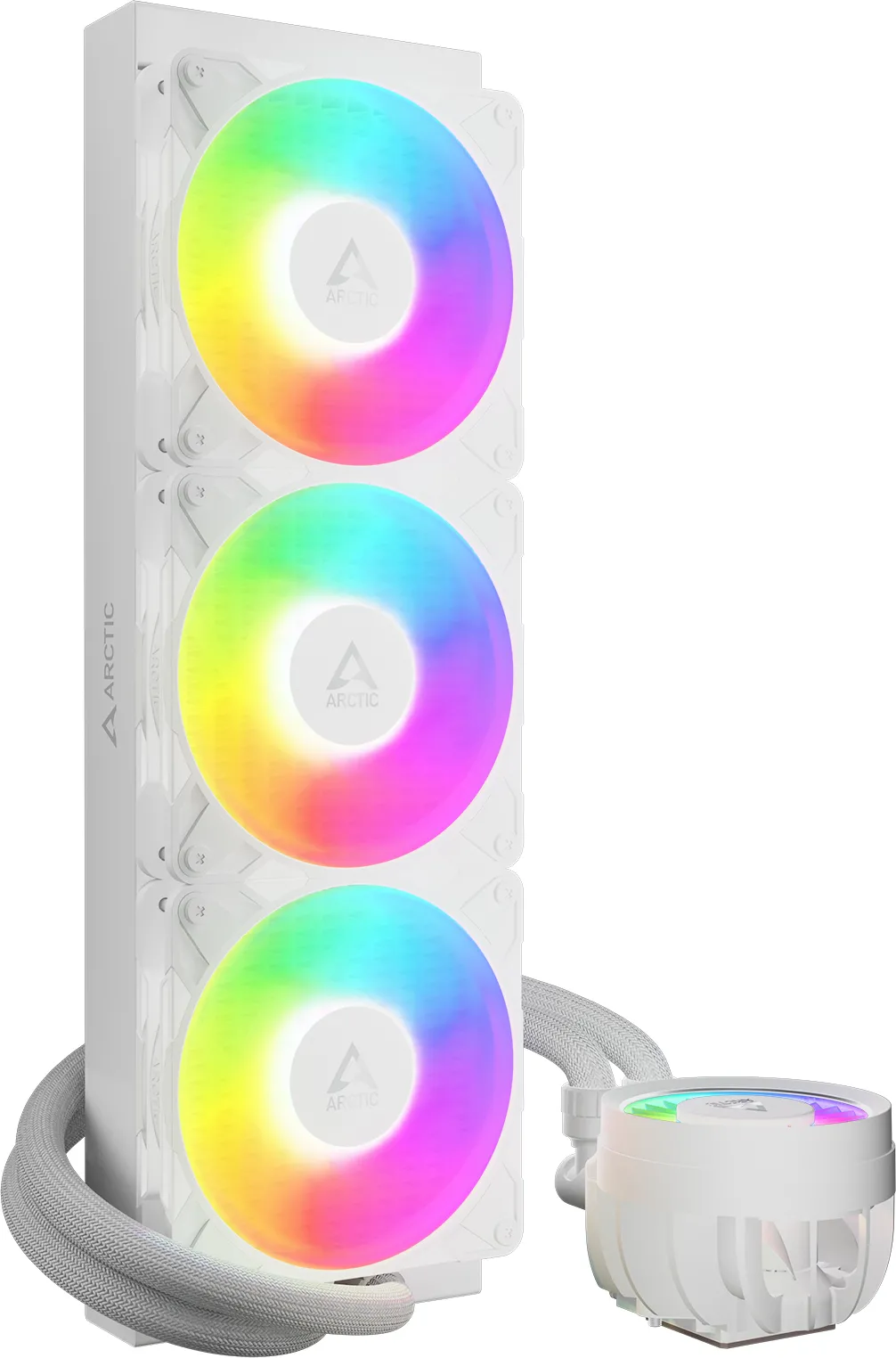 Kit Watercooling AIO Arctic Liquid Freezer III Pro RGB - 360mm (Blanc)