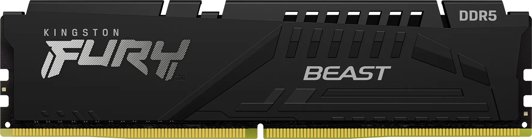 Barrette mémoire 16Go DIMM DDR5 Kingston Fury Beast  5600MHz (Noir)