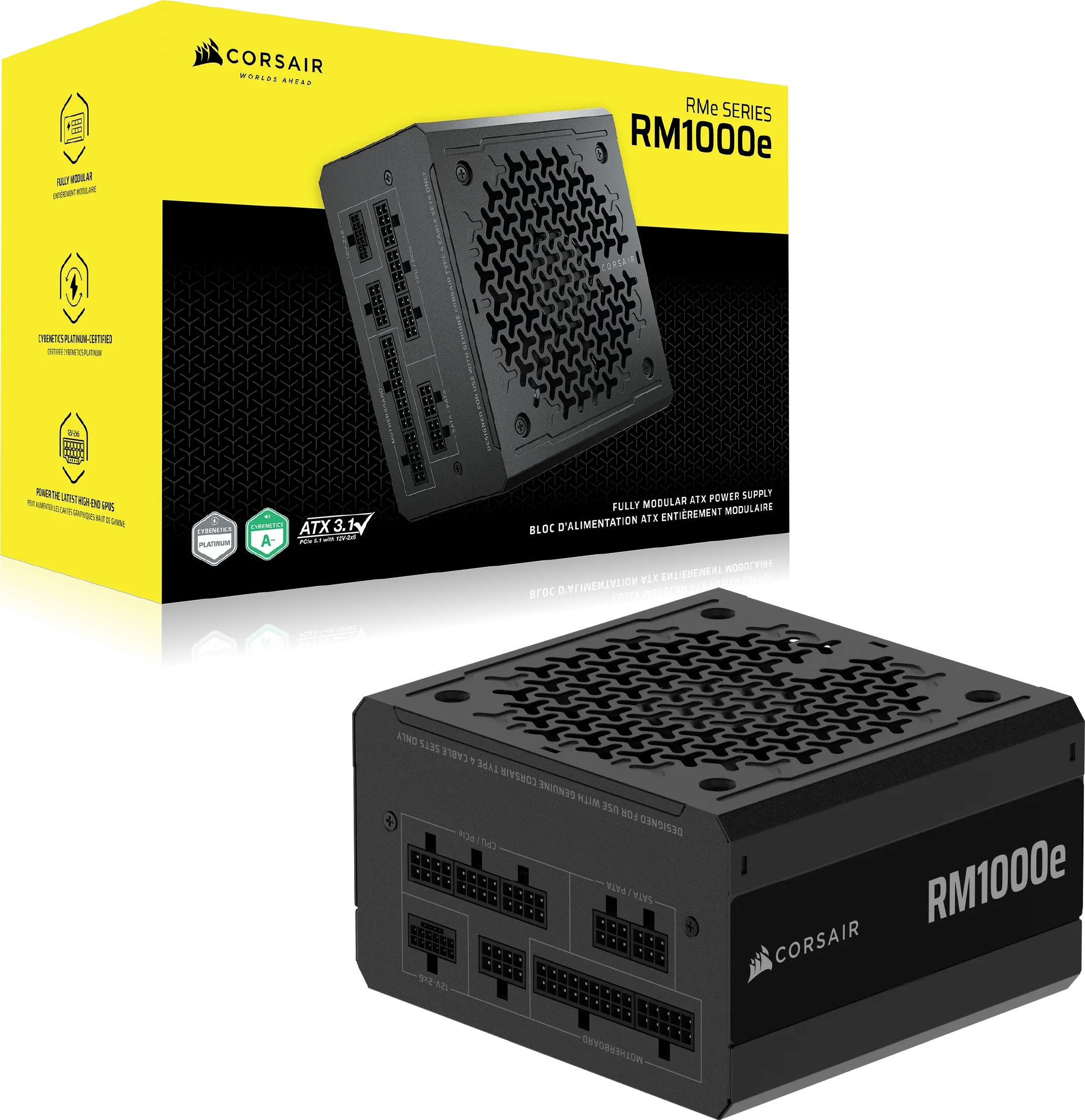 Alimentation ATX Corsair RMe (2025) - 1000W (Noir)