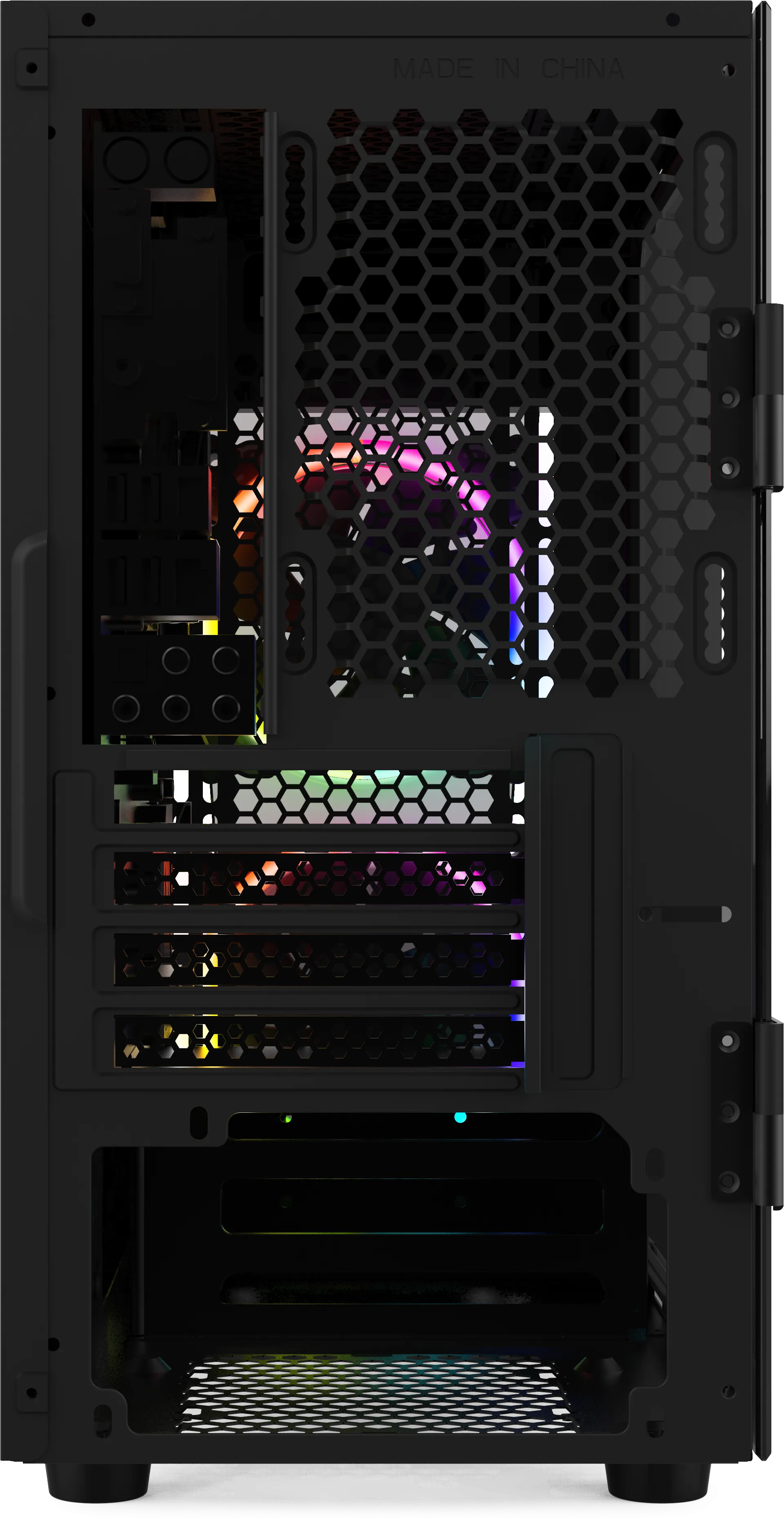 Boitier Mini Tour Micro ATX Gamdias Talos E1 RGB avec panneaux vitrés (Noir)