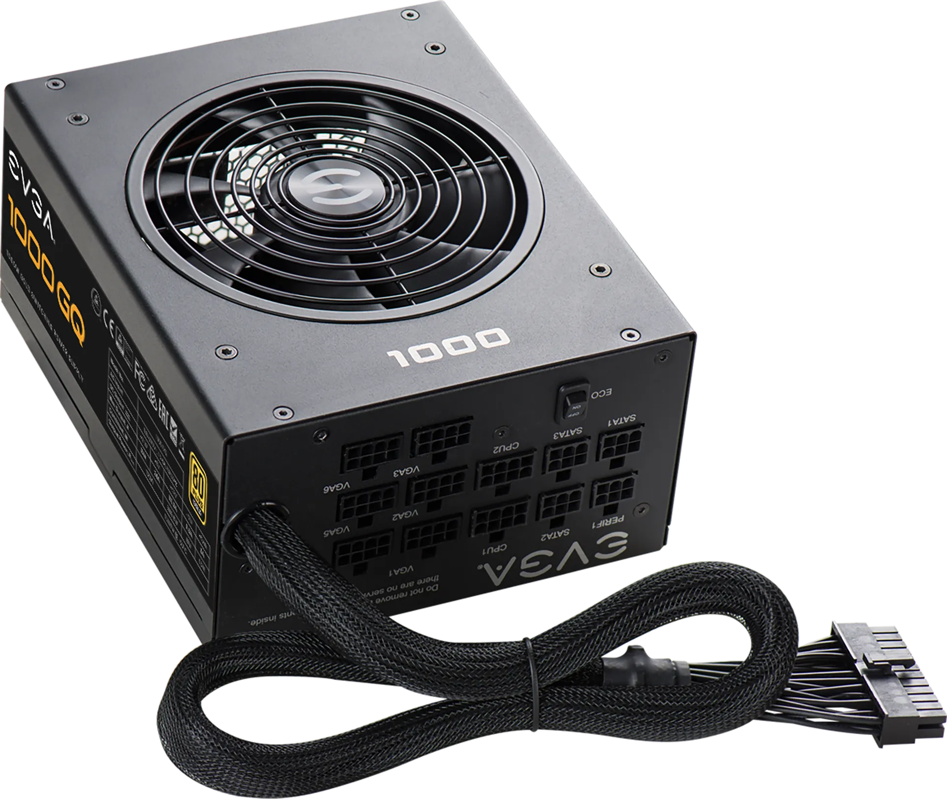 Alimentation ATX EVGA GQ - 1000W (Noir)