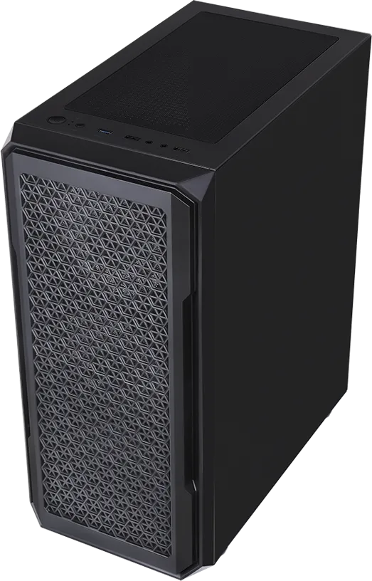 Boitier Moyen Tour ATX iTek Six Triangle RGB avec panneau vitré (Noir)