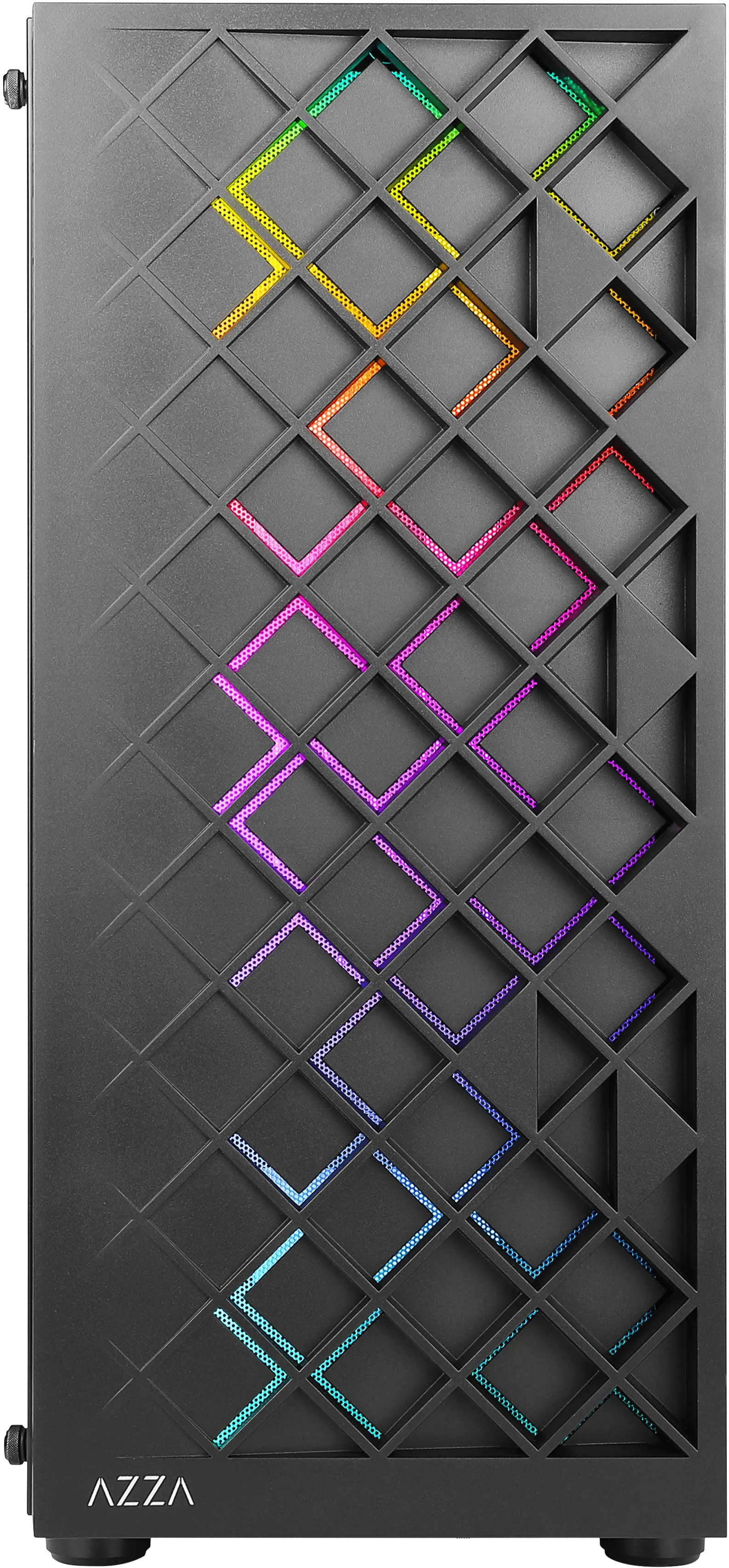 Boitier Moyen Tour ATX Azza Spectra RGB avec panneau vitré (Noir)