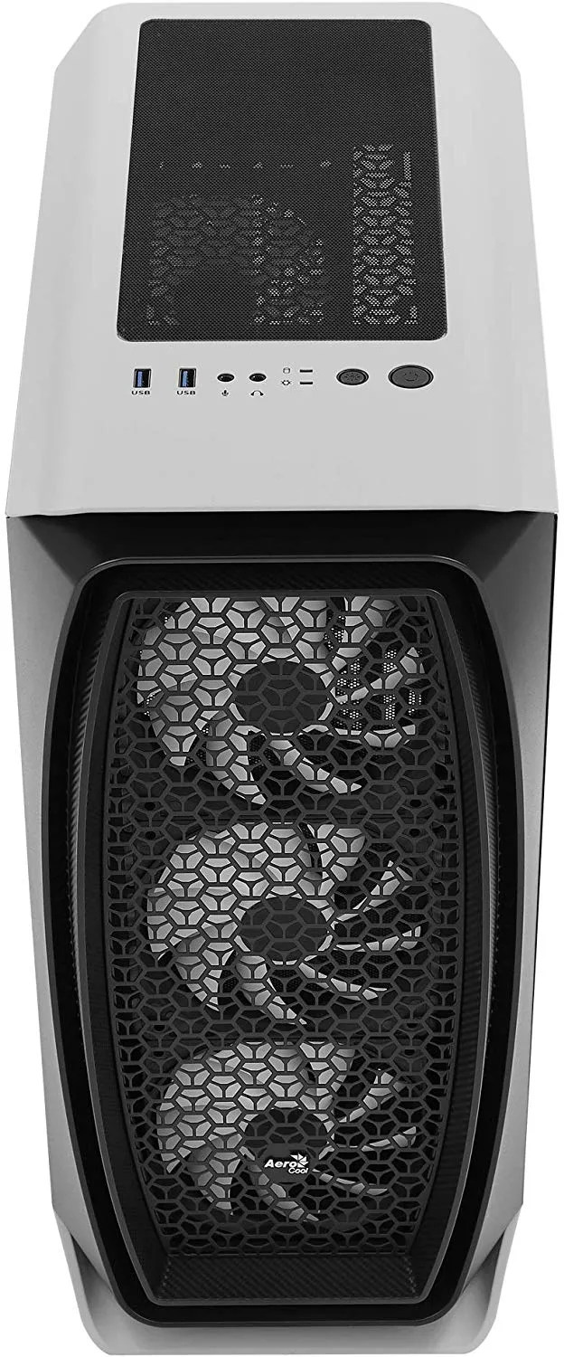 Boitier Mini Tour Micro ATX AeroCool Aero One Mini Frost RGB avec panneau vitré (Blanc/Noir)