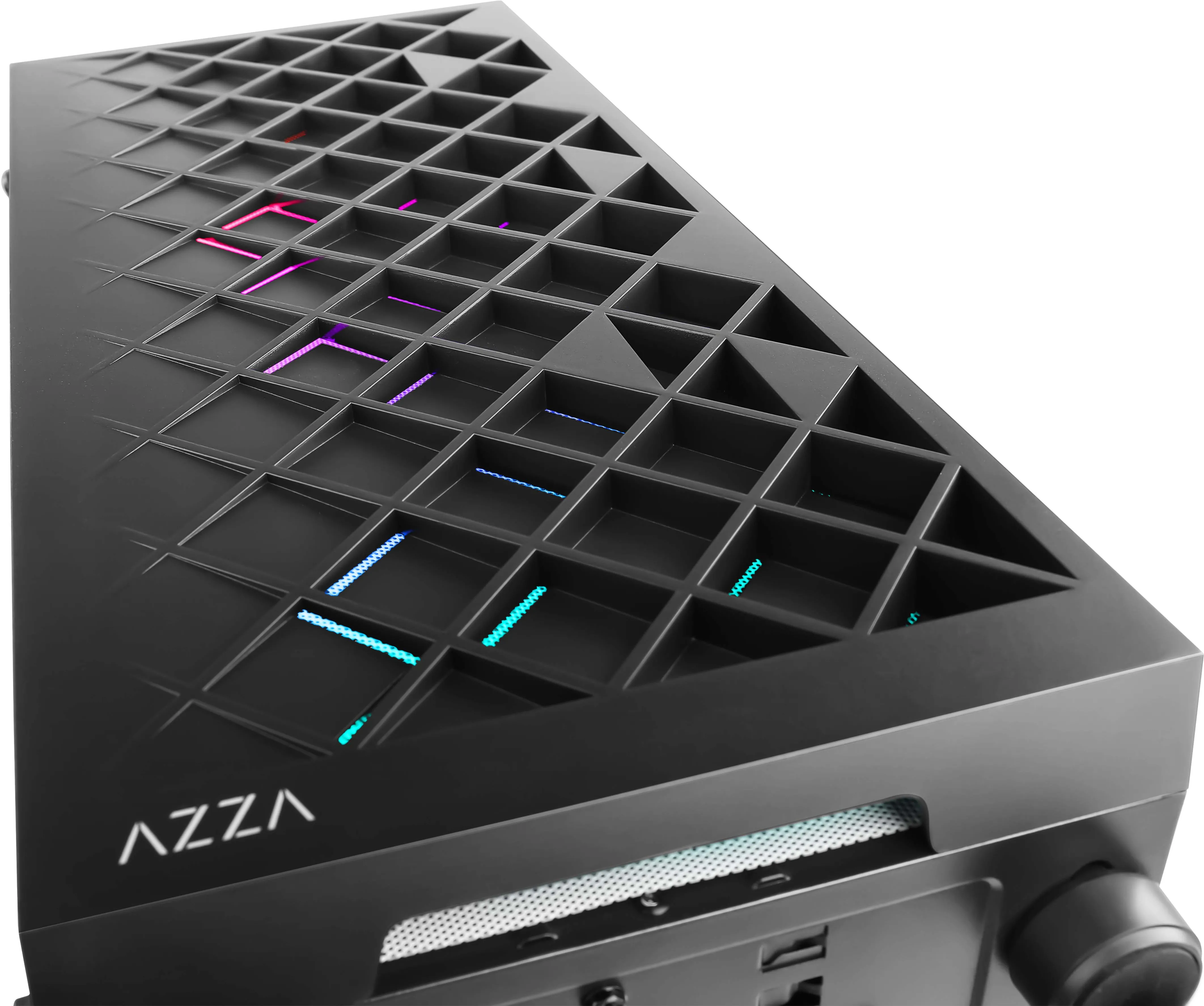 Boitier Moyen Tour ATX Azza Spectra RGB avec panneau vitré (Noir)