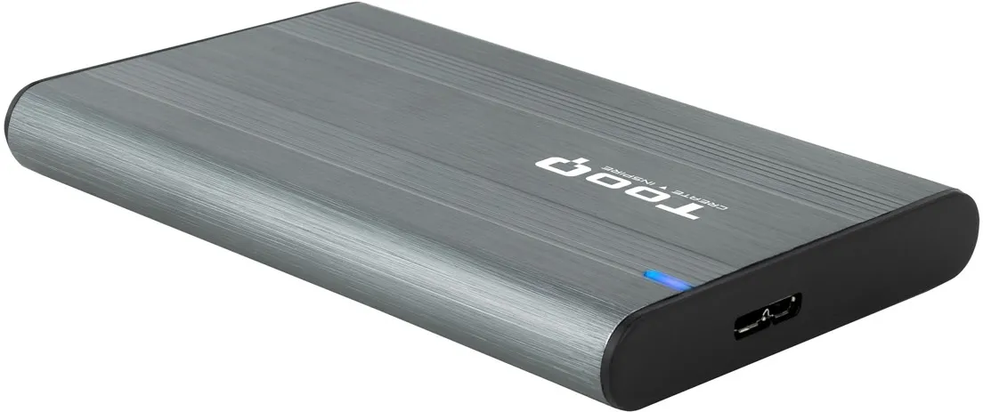 Boitier externe USB 3.1 TooQ TQE-2503 - S-ATA 2,5" (Gris)