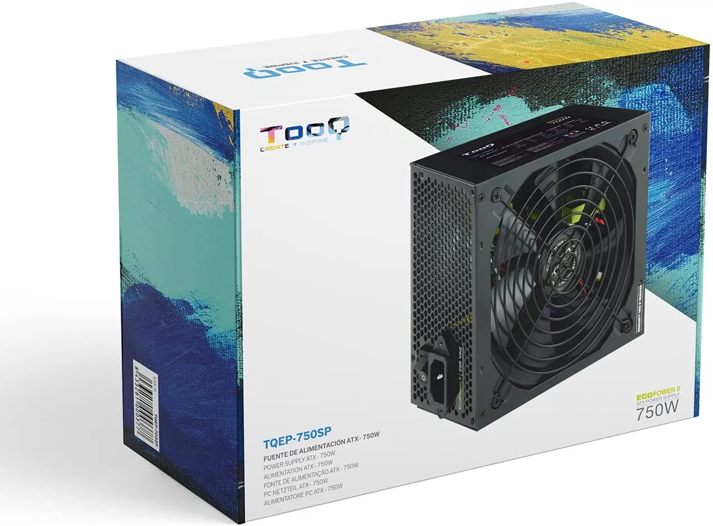 Alimentation ATX TooQ Apolo - 750W (Noir)