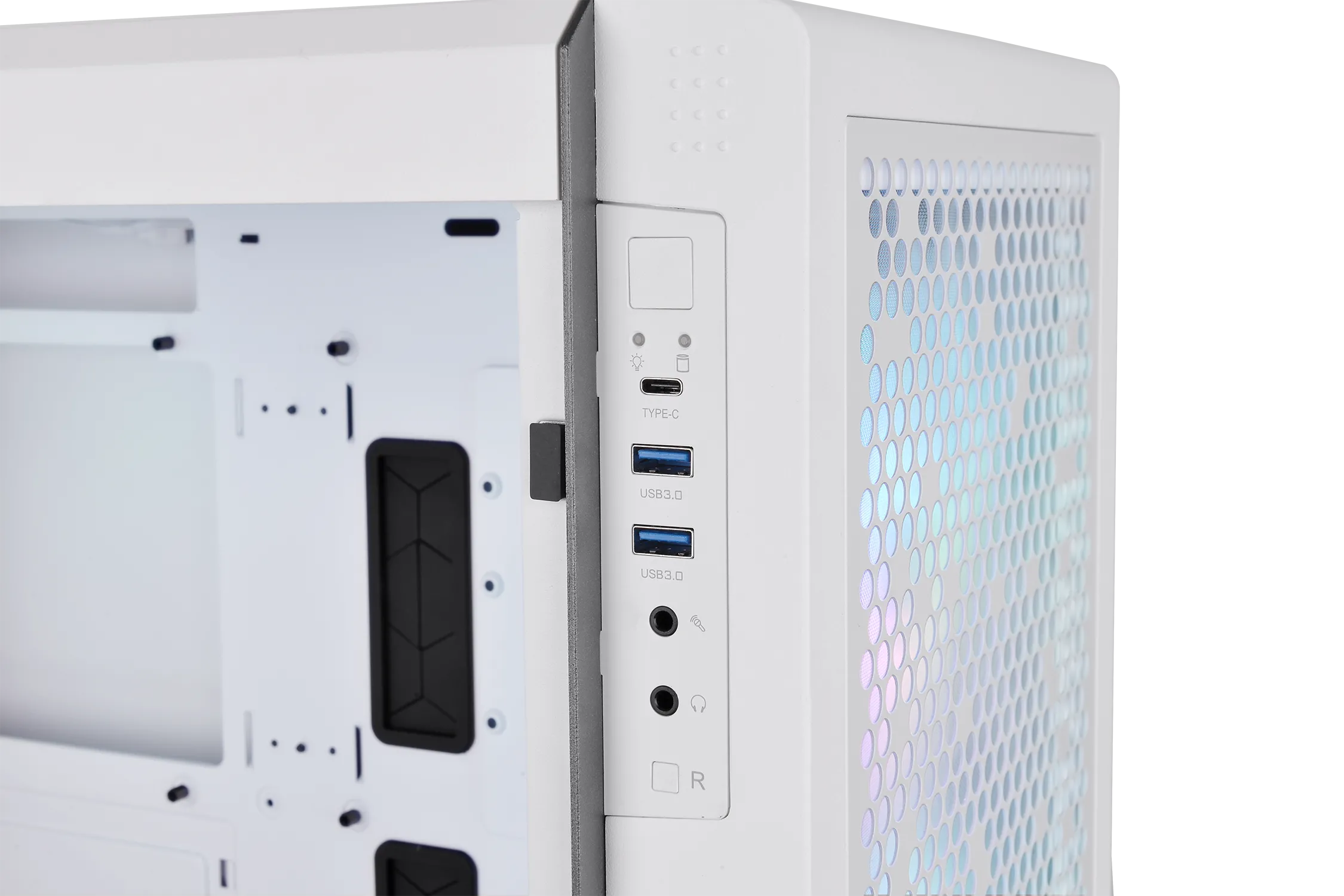 Boitier Moyen Tour E-ATX Thermaltake Ceres 500 RGB avec panneau vitré (Blanc)