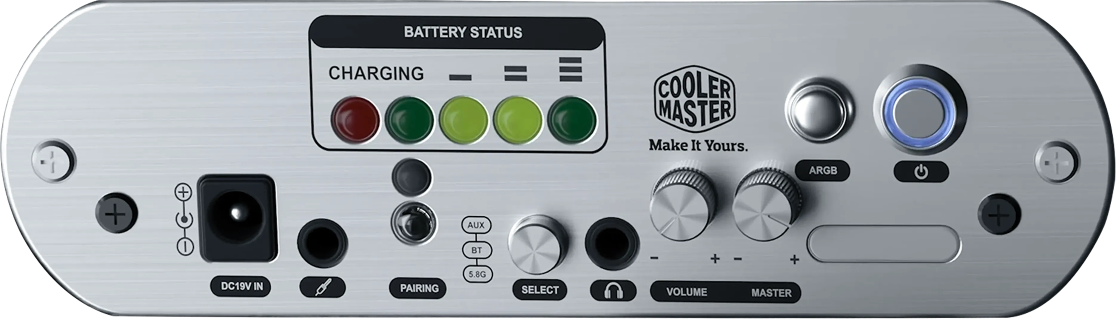 Fauteuil Cooler Master Synk X Cross Platform Immersive Haptic (Noir)