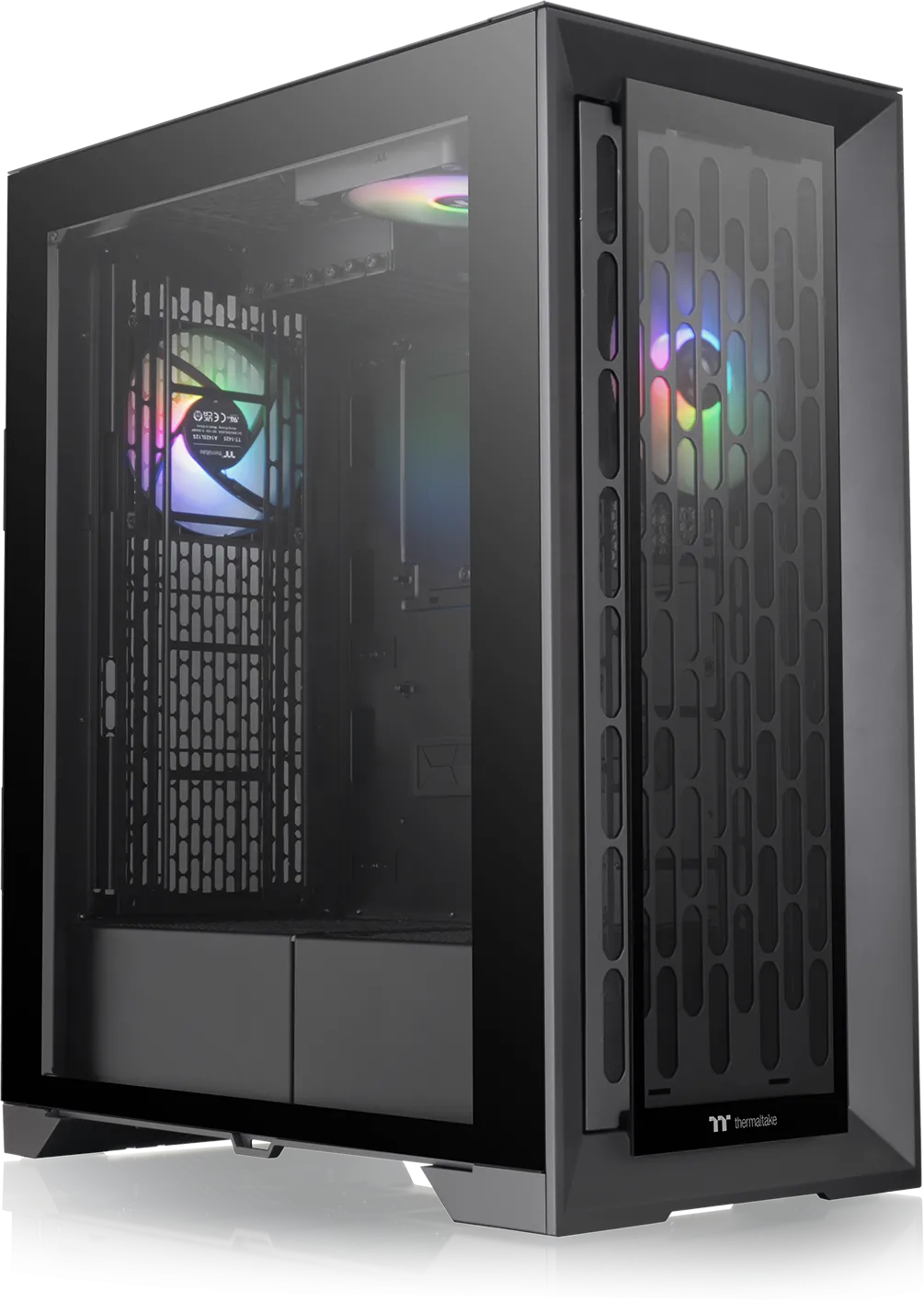 Boitier Grand Tour E-ATX Thermaltake Centralized Thermal Efficiency T500 TG RGB avec panneaux vitrés (Noir)