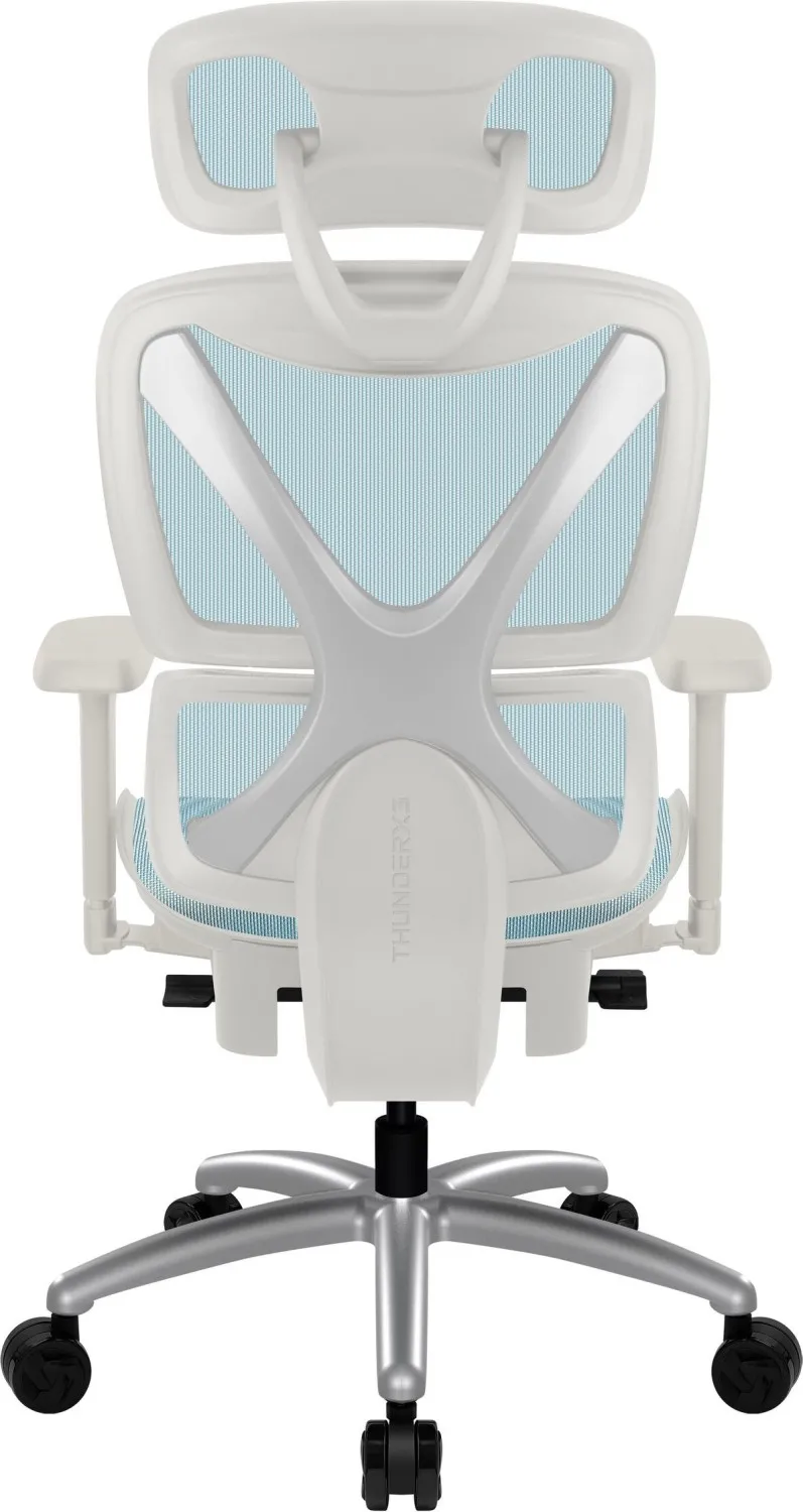 Fauteuil ergonomique ThunderX3 XTC (Blanc/Bleu)