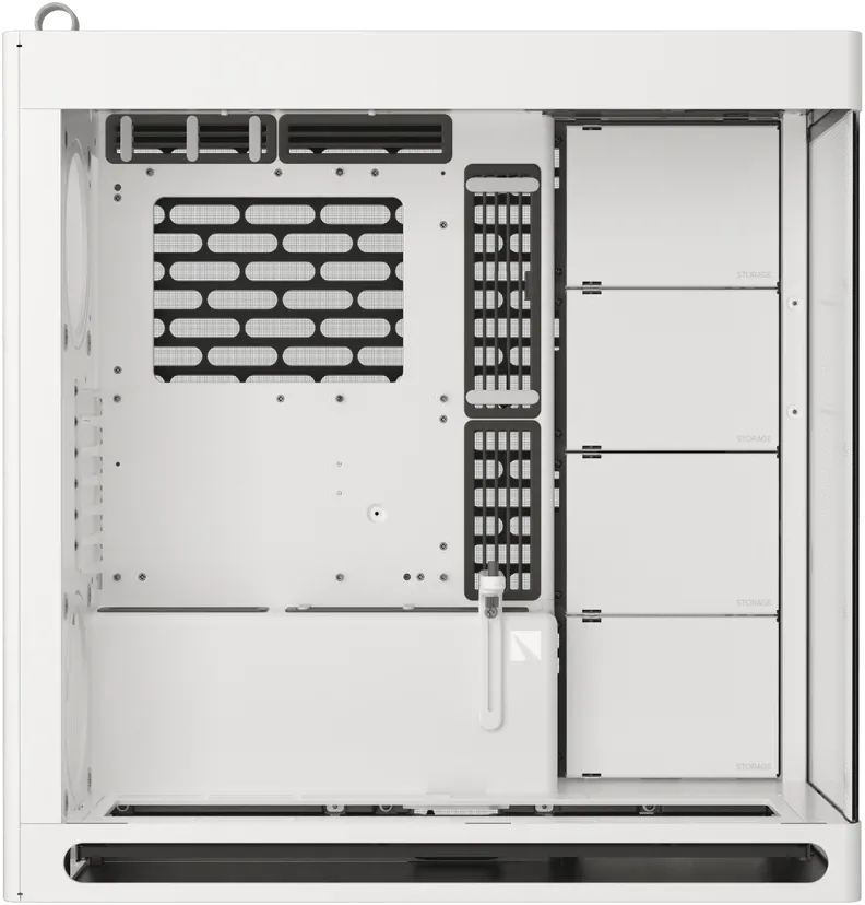 Boitier Moyen Tour ATX HAVN HS420 avec panneaux vitrés (Blanc)