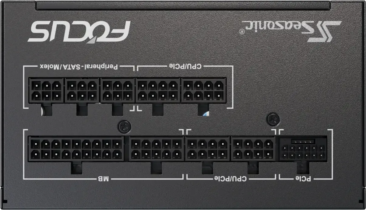 Alimentation ATX Seasonic Focus GX ATX 3 (2024) - 750W (Noir)