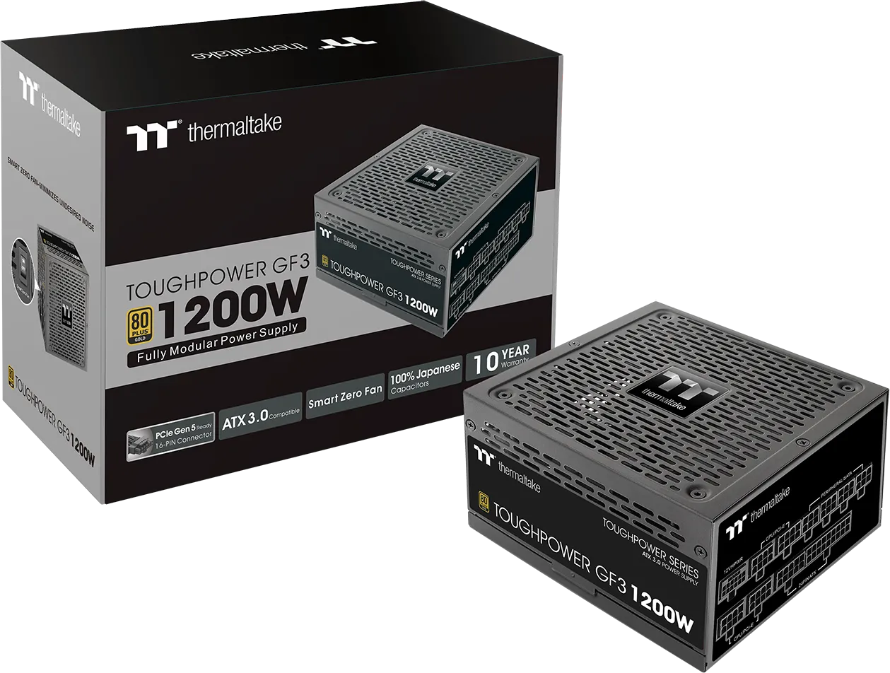 Alimentation ATX Thermaltake Toughpower GF3 - 1200W (Noir)