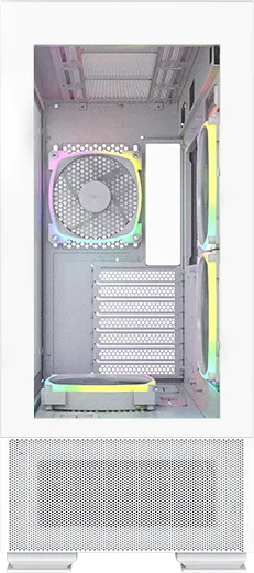 Boitier Moyen Tour ATX Montech Sky Two RGB avec panneaux vitrés (Blanc)