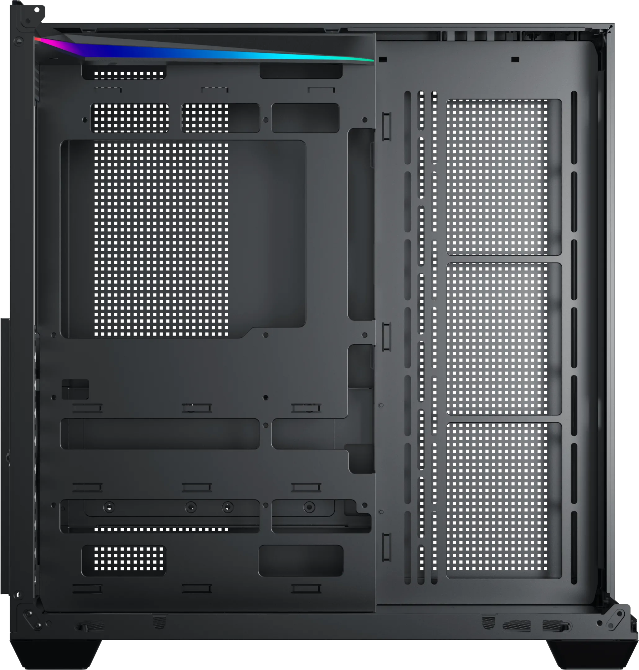 Boitier Moyen Tour ATX Xigmatek Aqua V RGB avec panneaux vitrés (Noir)