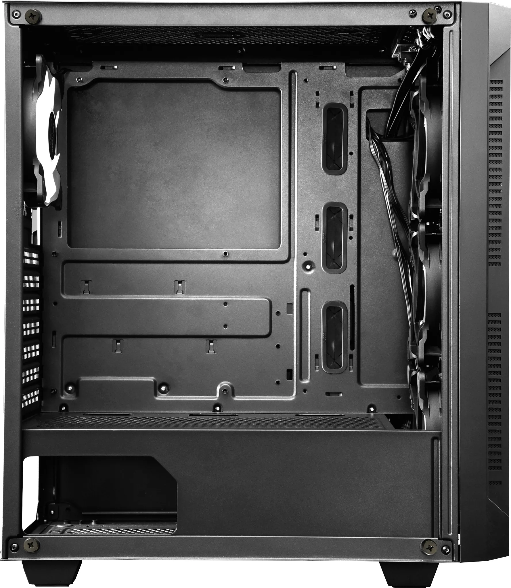 Boitier Moyen Tour ATX Chieftec Hunter GS-01B-OP RGB avec panneau vitré (Noir)