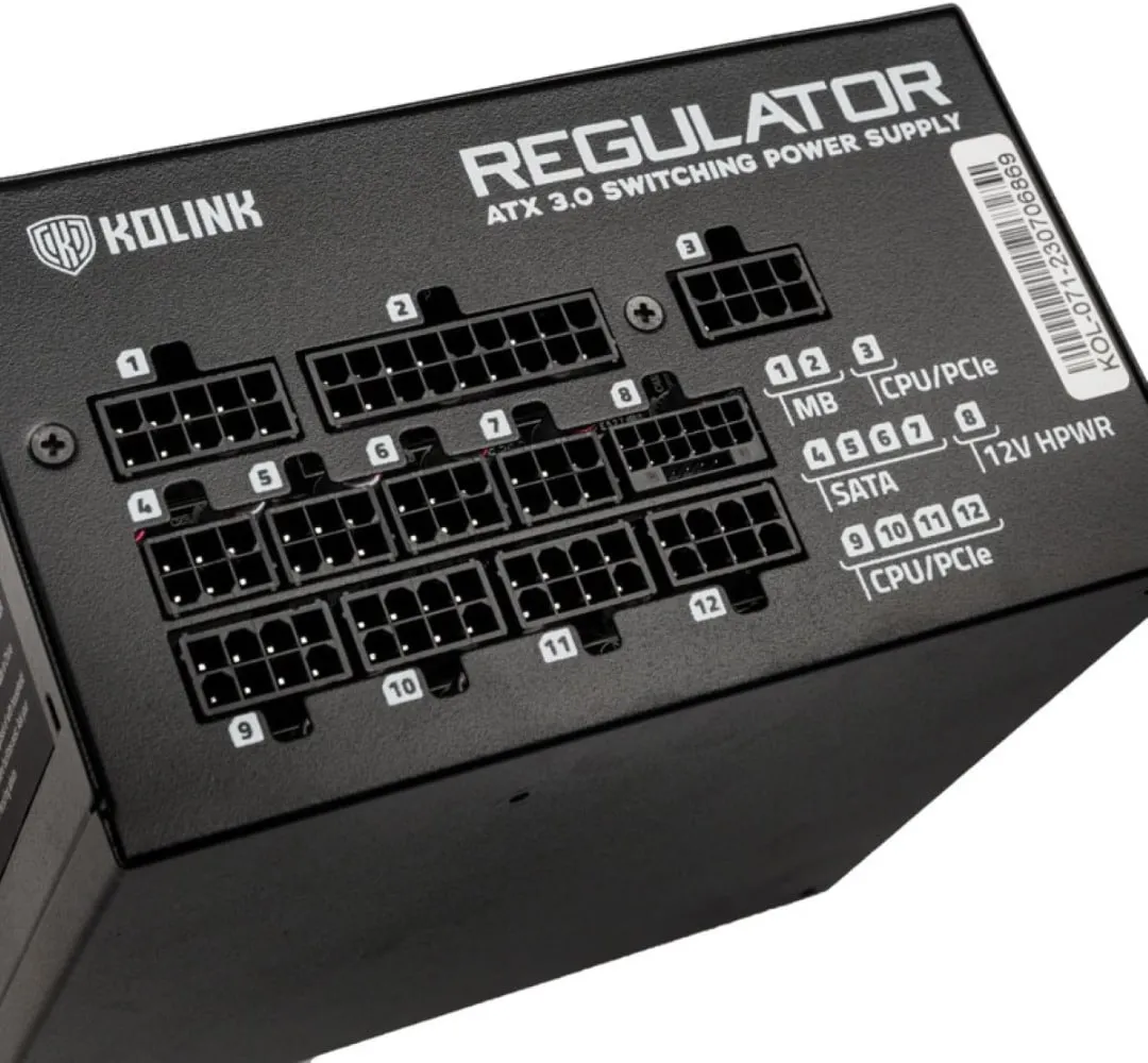 Alimentation ATX Kolink Regulator - 1000W (Noir)
