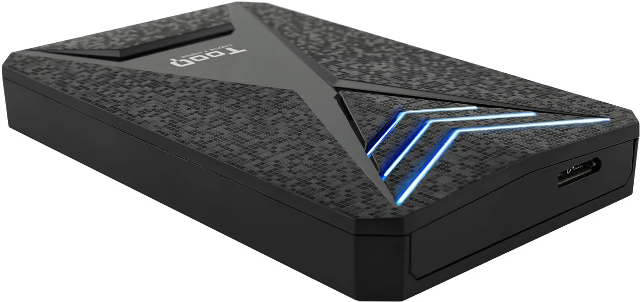 Boitier externe USB 3.1 TooQ TQE-2550 - S-ATA 2,5" (Noir)