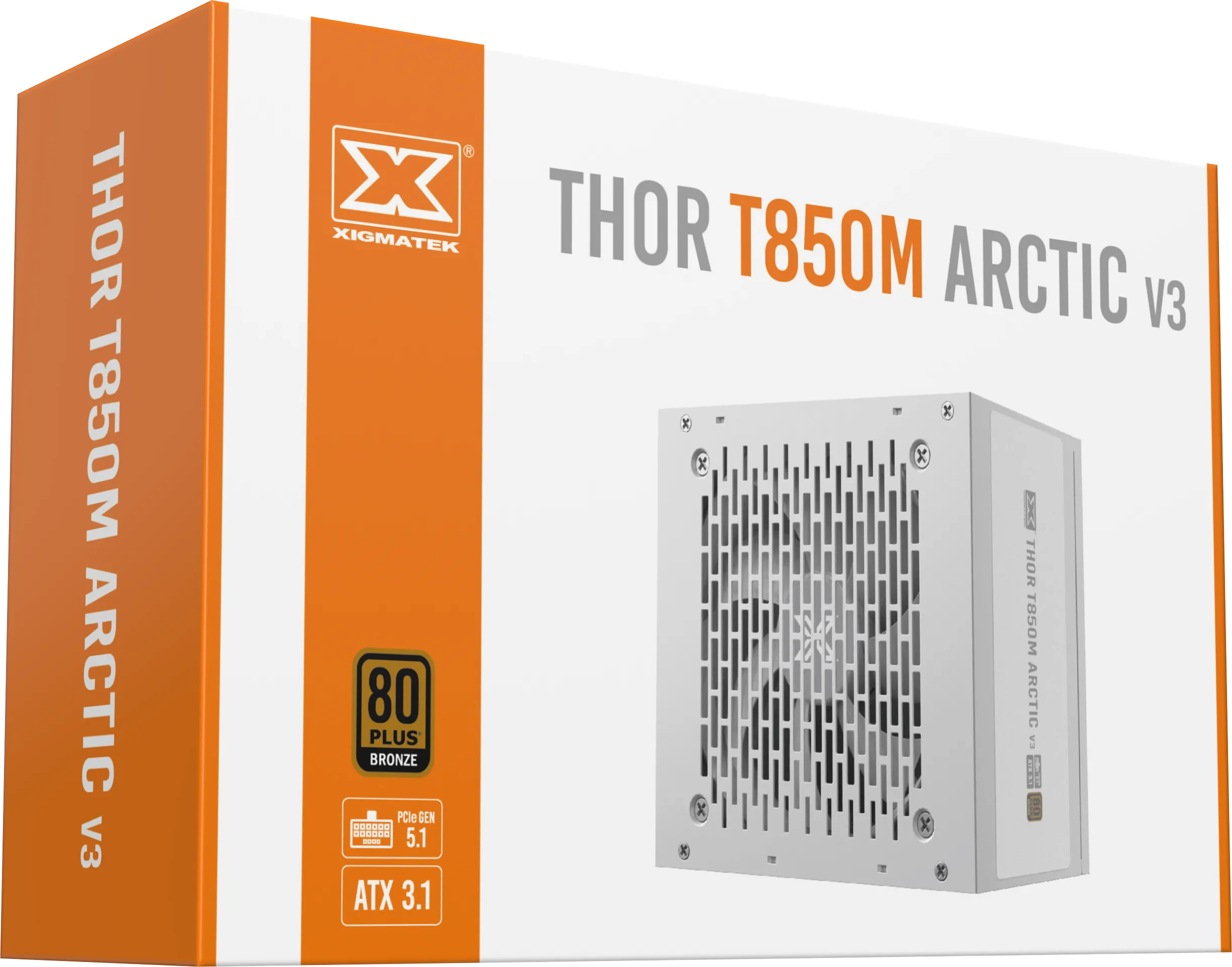 Alimentation ATX Xigmatek Thor M V3 - 850W (Blanc)