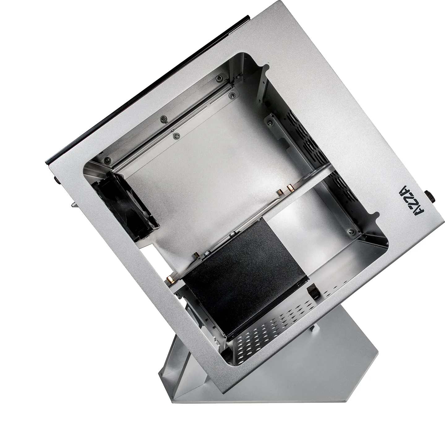 Boitier Mini Tour Micro ATX Azza Cube Mini RGB avec panneau vitré (Argent)