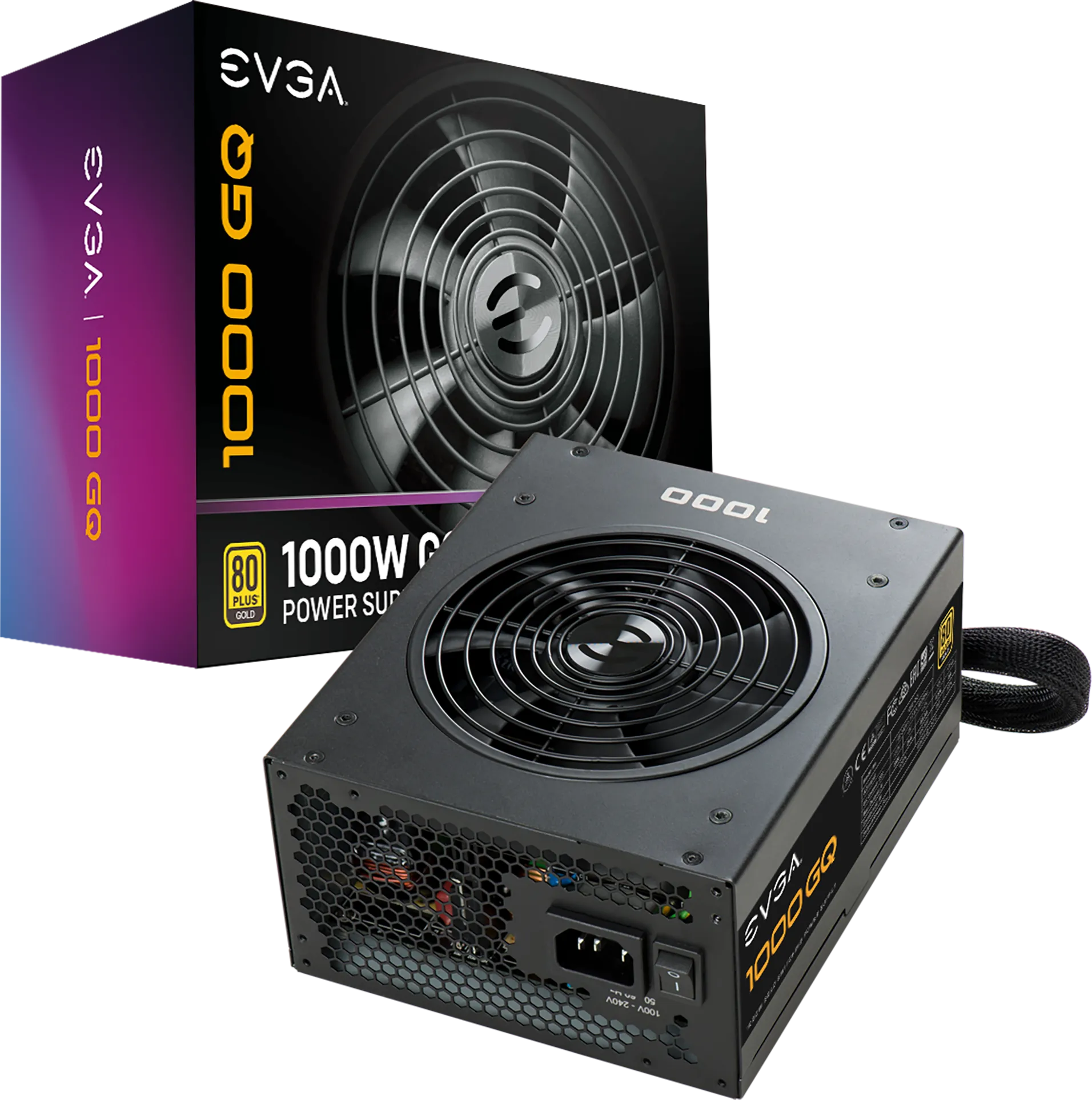 Alimentation ATX EVGA GQ - 1000W (Noir)