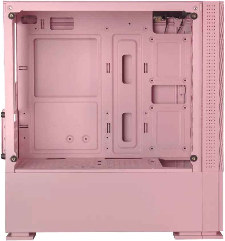 Boitier Mini Tour Micro ATX Mars Gaming MCZ RGB avec panneau vitré (Rose)