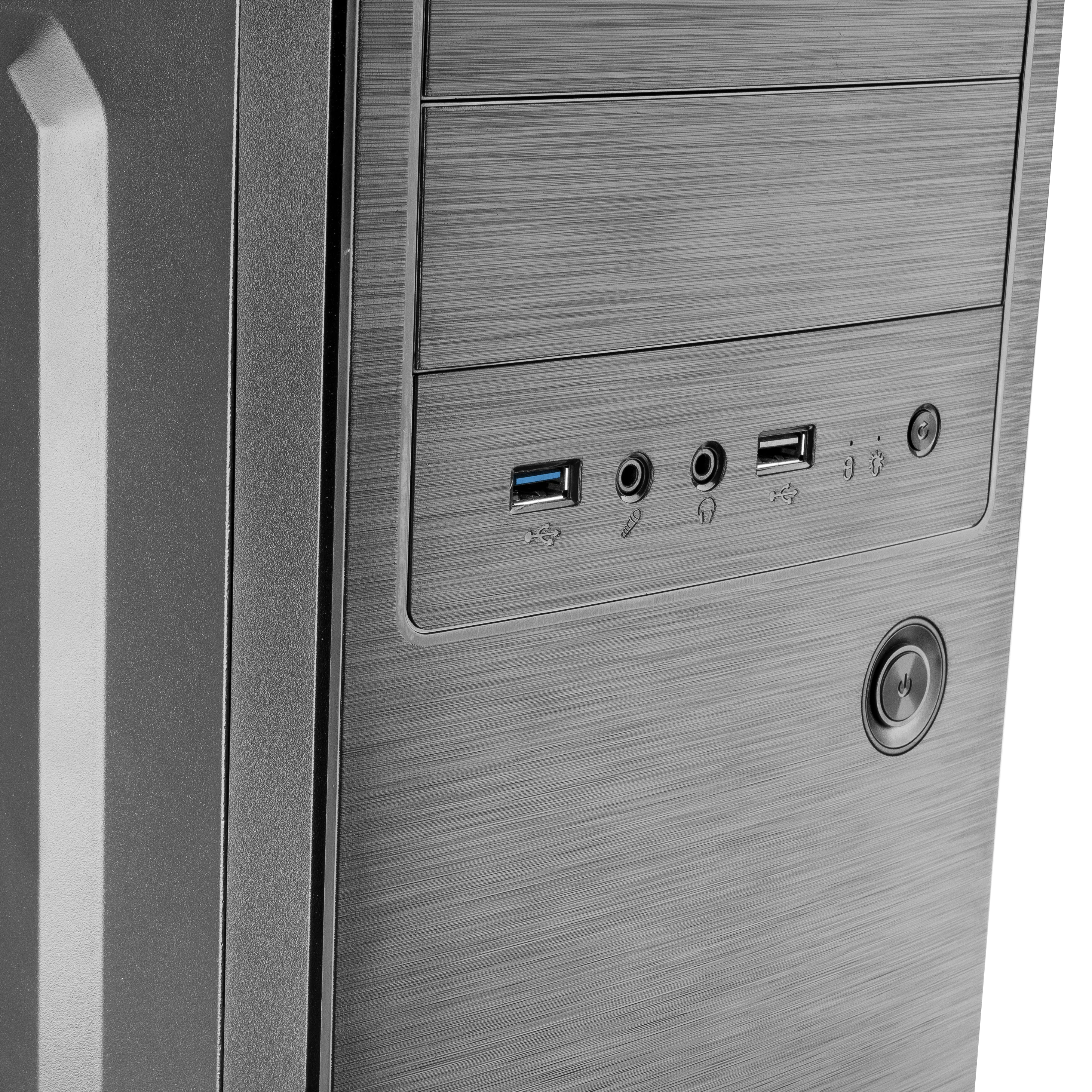 Boitier Moyen Tour ATX Tacens Initiox (Noir)