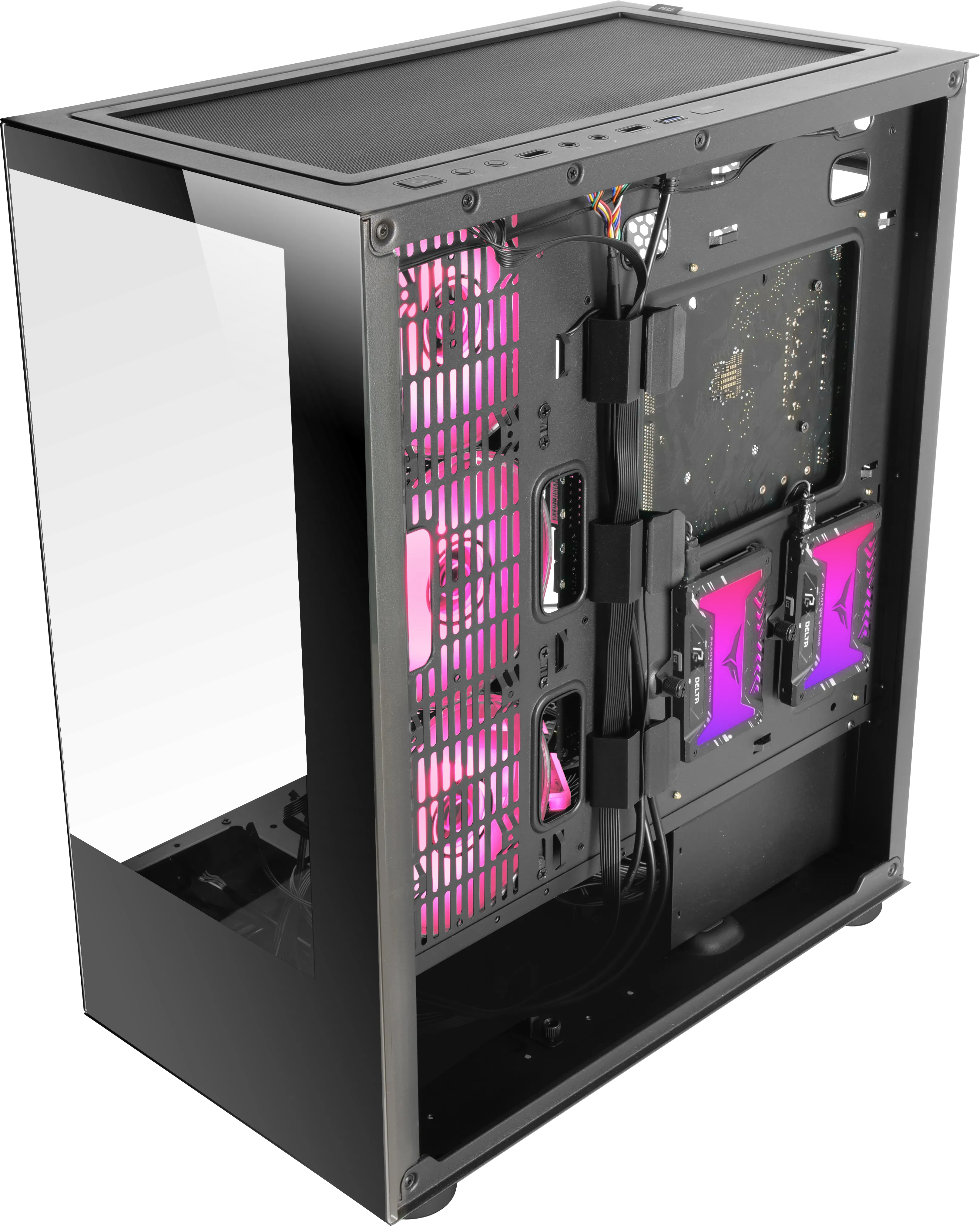 Boitier Grand Tour E-ATX Mars Gaming MC-Ult avec panneaux vitrés (Noir)