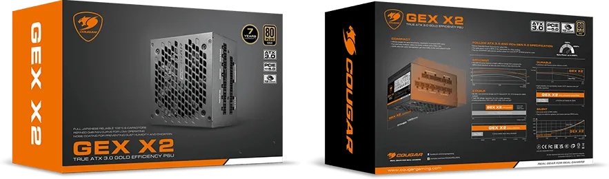 Alimentation ATX Cougar GEX X2 - 1000W (Noir)