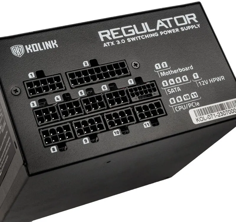 Alimentation ATX Kolink Regulator - 750W (Noir)