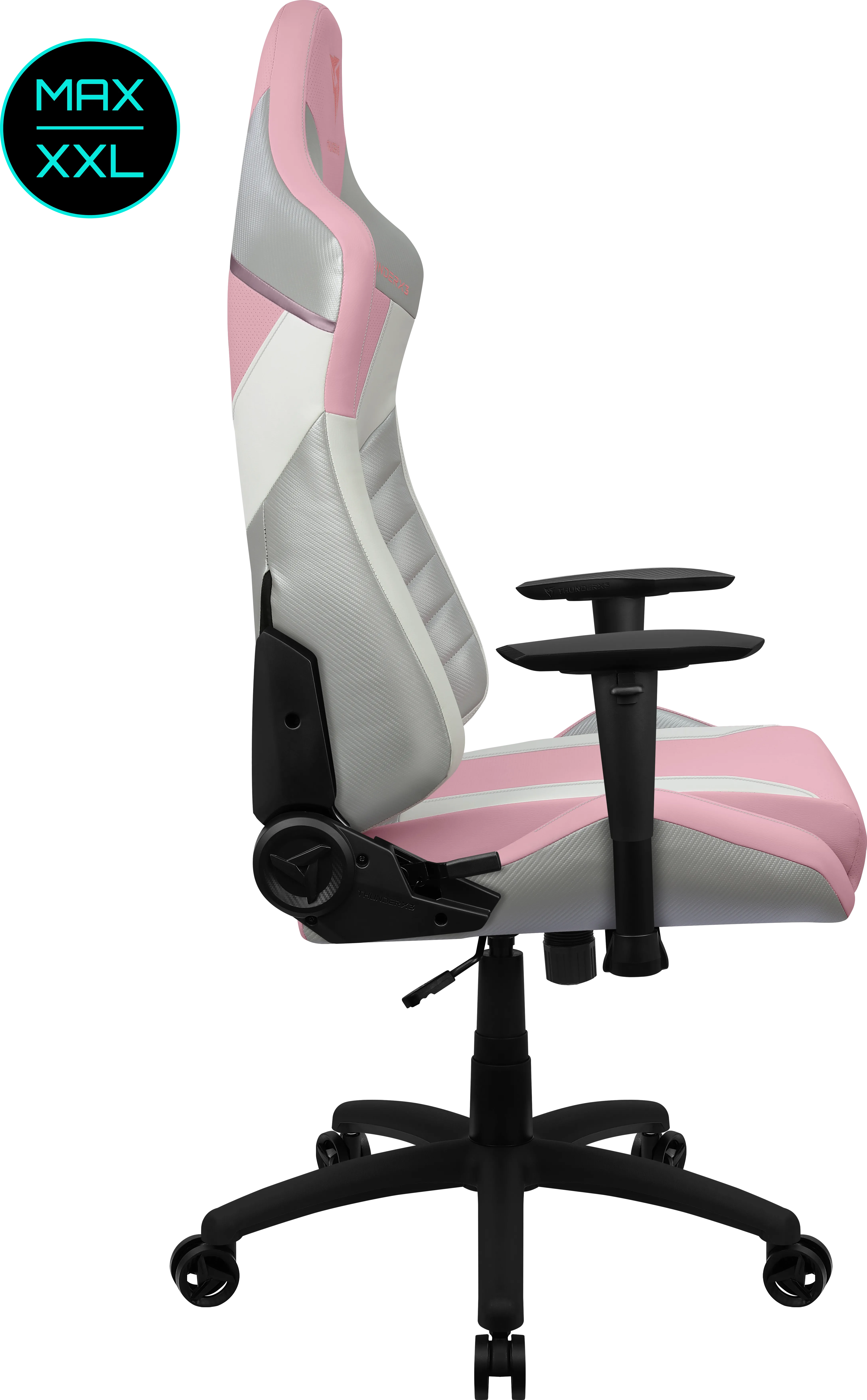 Fauteuil Gamer ThunderX3 TC3 Max (Blanc/Rose)