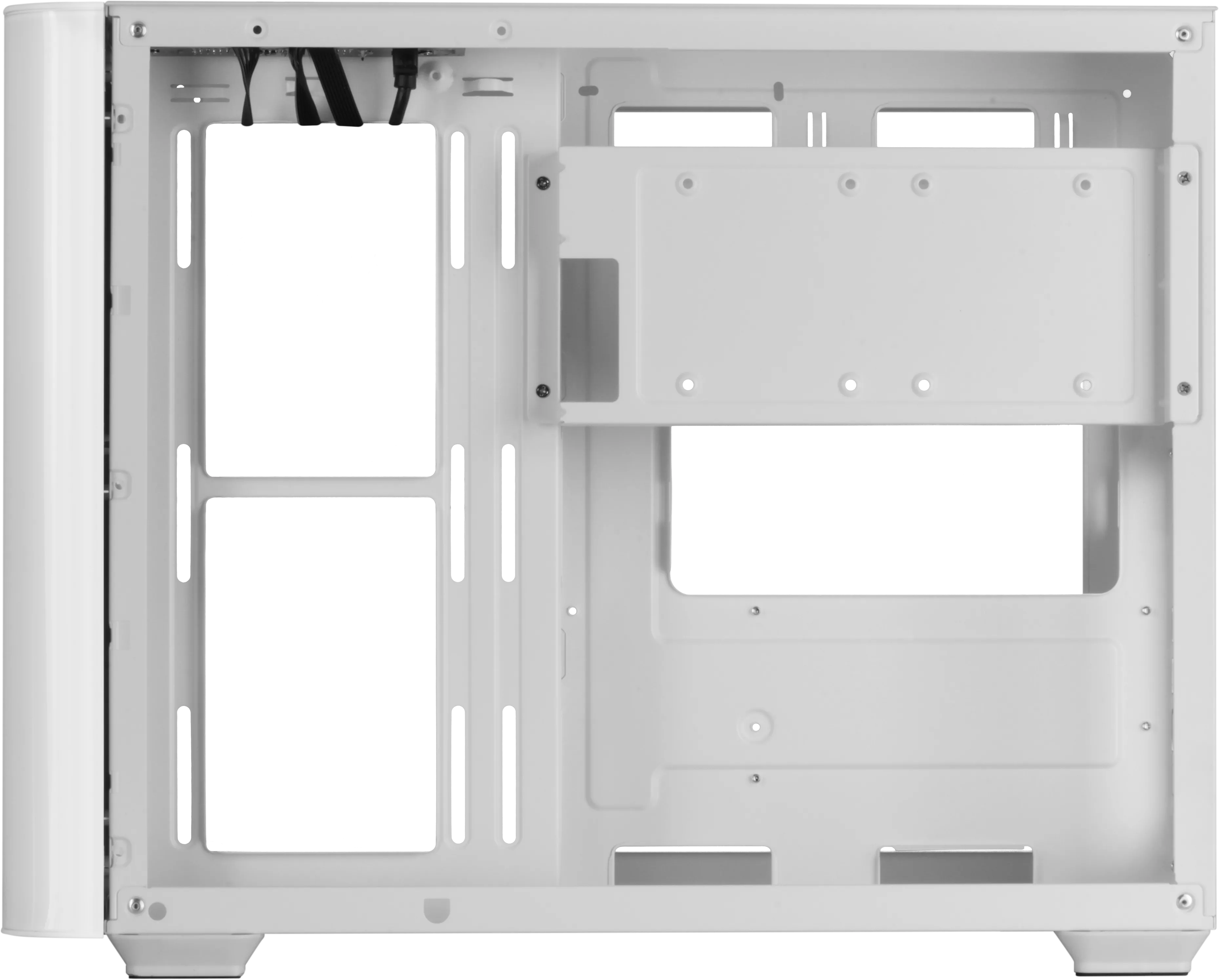 Boitier Mini Tour Micro ATX Mars Gaming MC-Fusion M avec panneaux vitrés (Blanc)