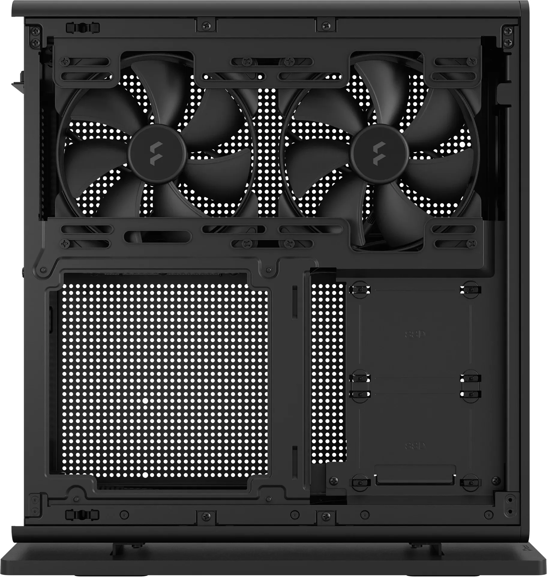 Boitier Mini Tour Micro ATX Fractal Design Ridge (Noir)