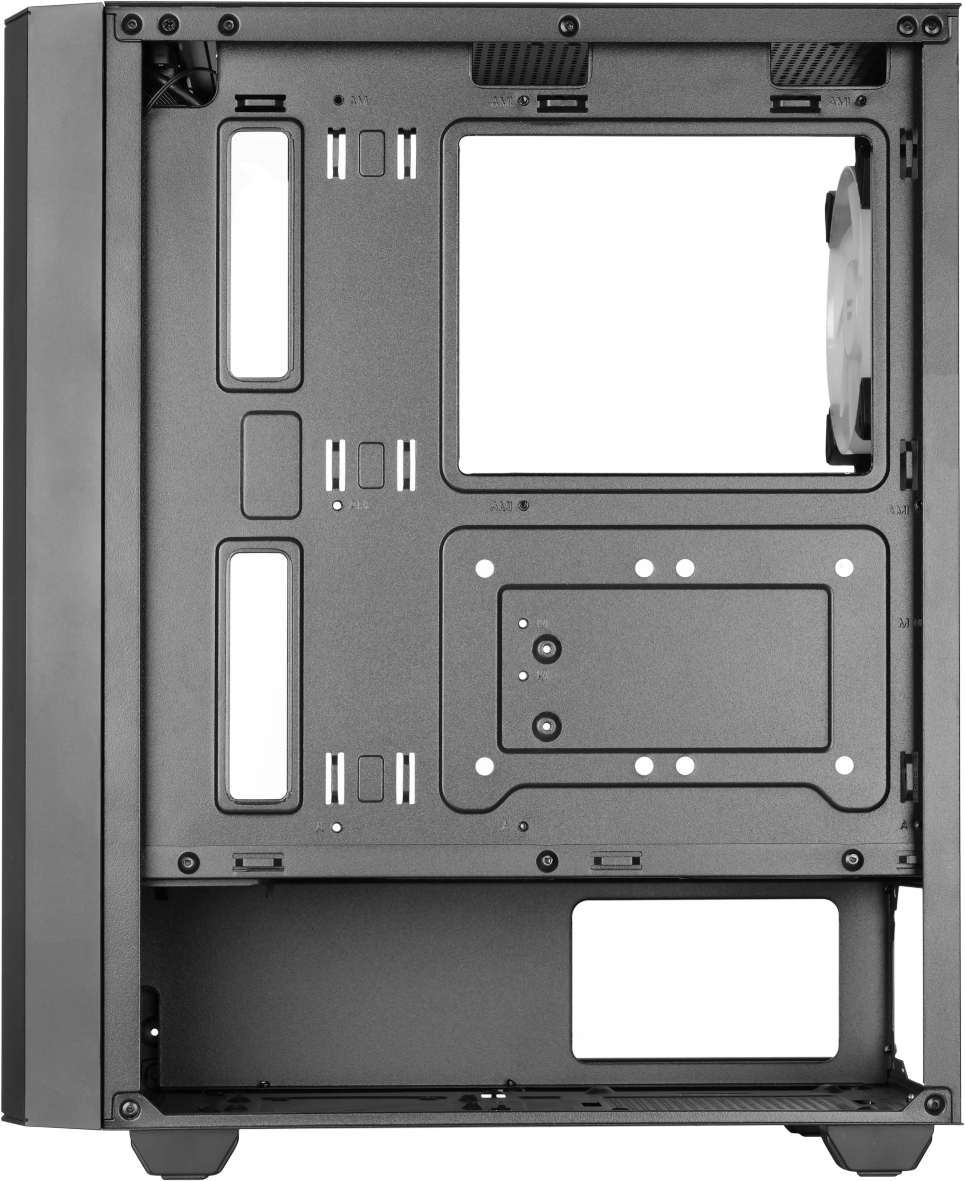 Boitier Moyen Tour ATX Mars Gaming MC-Volt RGB avec panneau vitré (Noir)