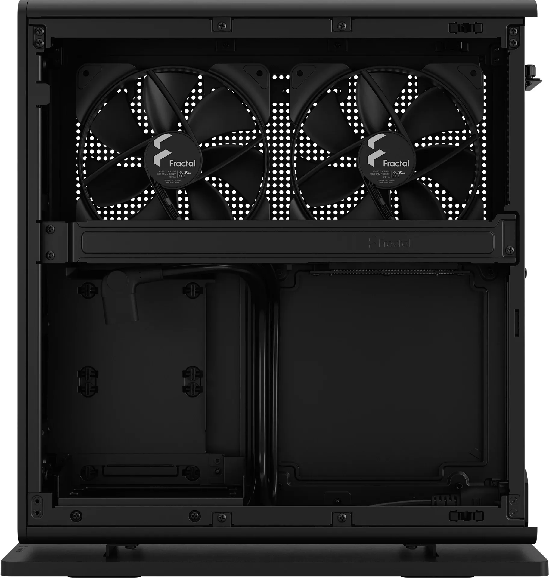 Boitier Mini Tour Micro ATX Fractal Design Ridge (Noir)