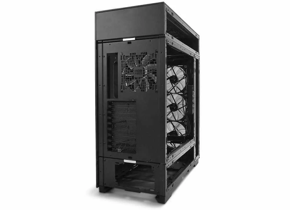 Boitier Grand Tour E-ATX InWin ModFree Deluxe RGB avec panneau vitré (Noir)