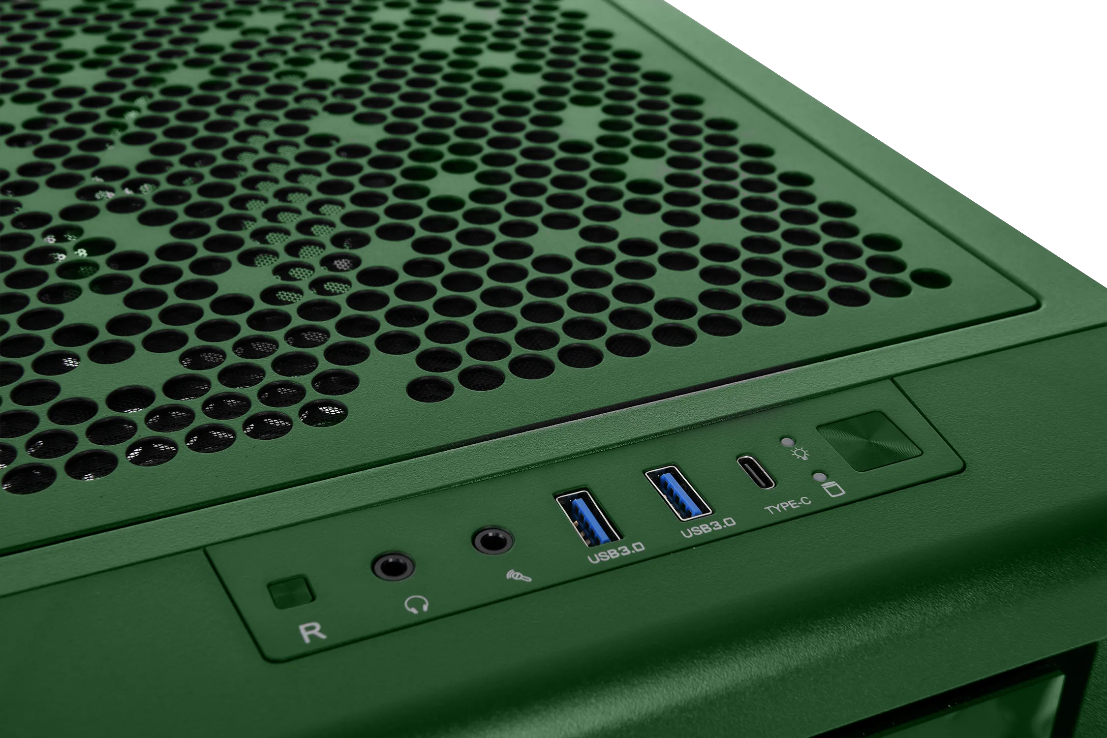 Boitier Moyen Tour E-ATX Thermaltake Ceres 350 MX RGB avec panneaux vitrés (Vert)