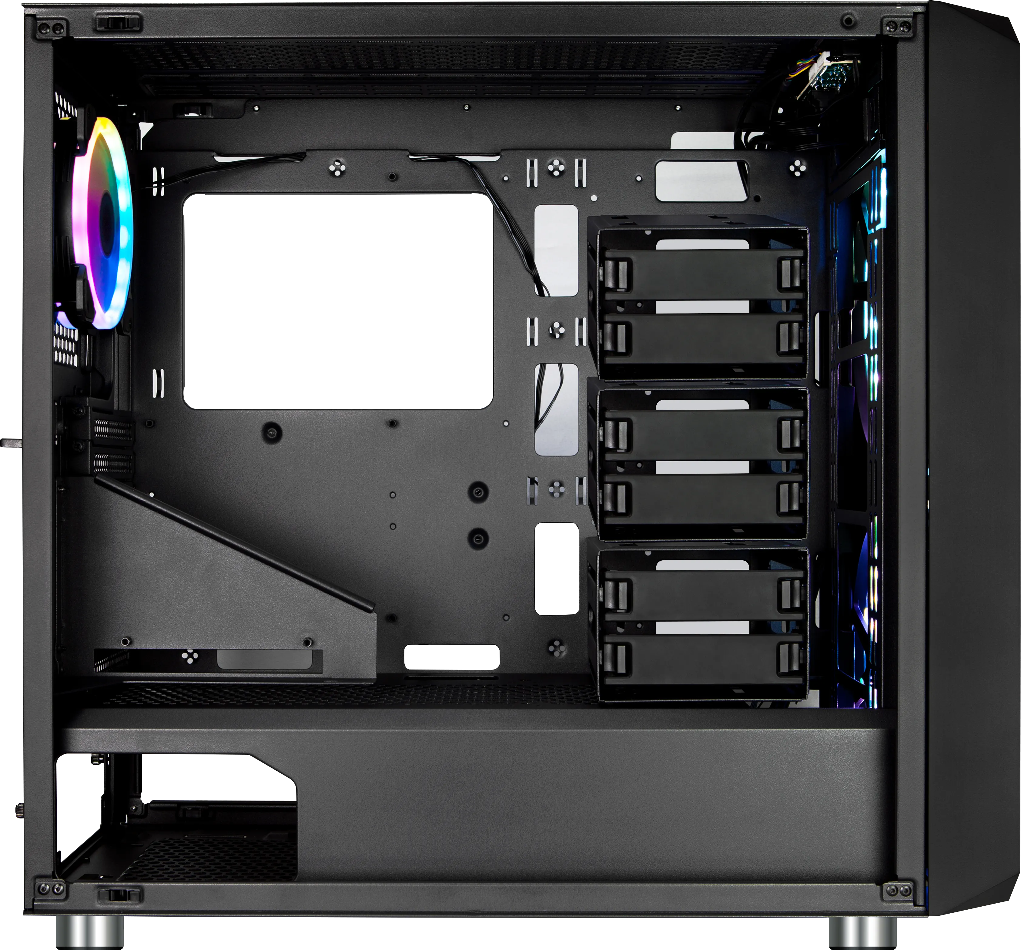 Boitier Grand-Tour E-ATX Xigmatek Zest RGB avec panneaux vitrés (Noir)