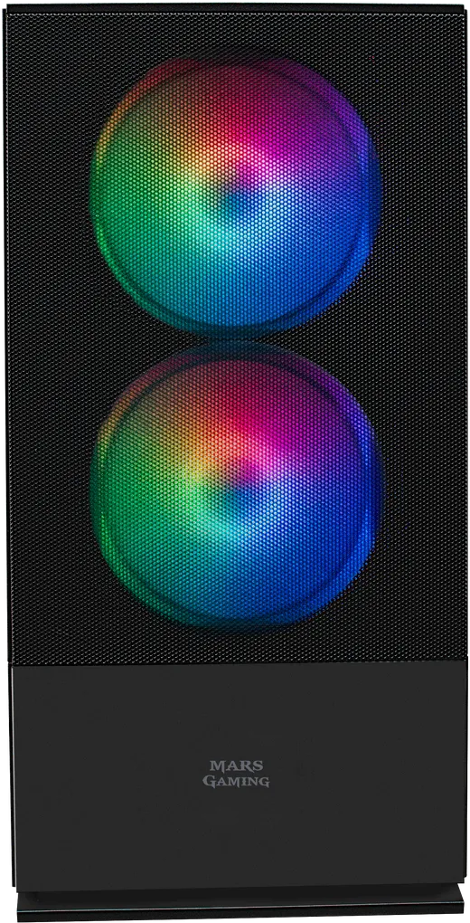 Boitier Mini Tour Micro ATX Mars Gaming MCZ RGB avec panneau vitré (Noir)