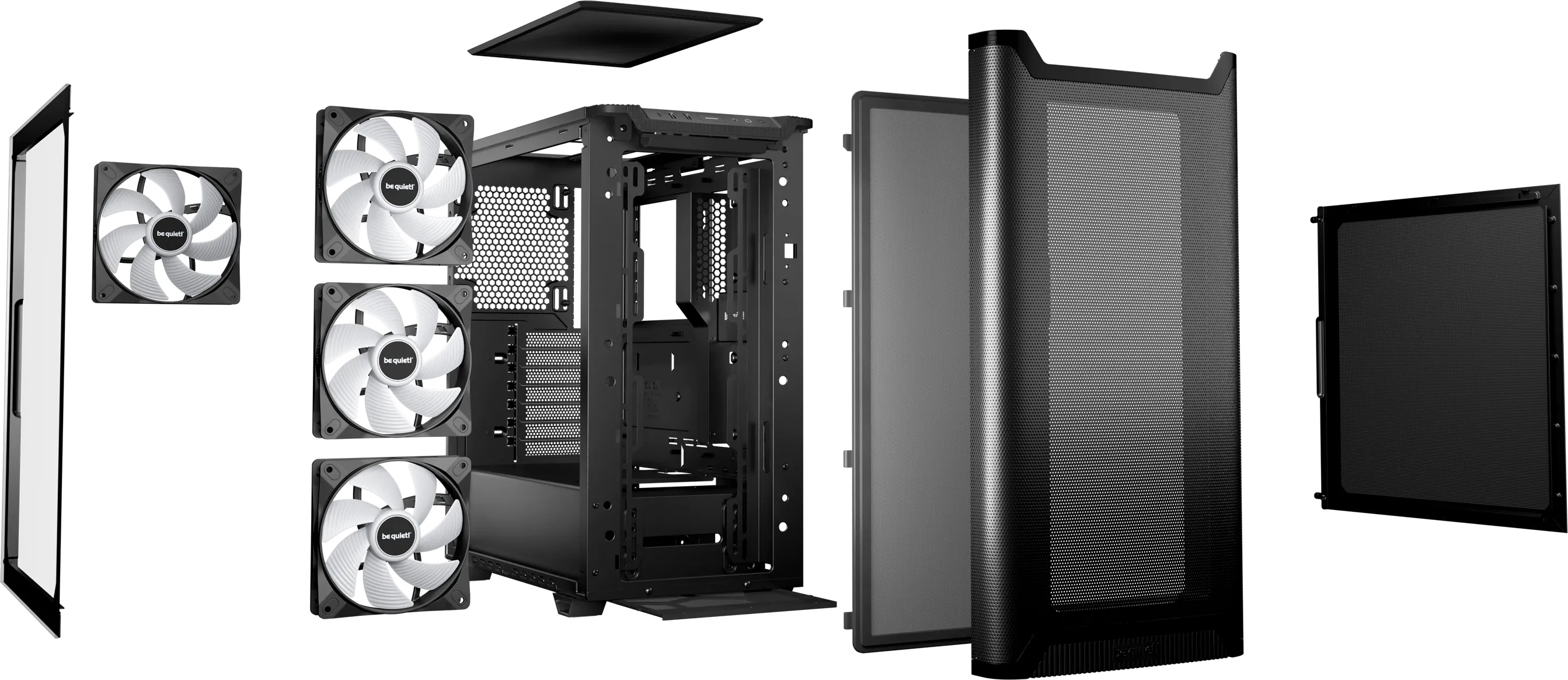 Boitier Moyen Tour ATX be quiet! Pure Base 501 LX RGB avec panneau vitré (Noir)