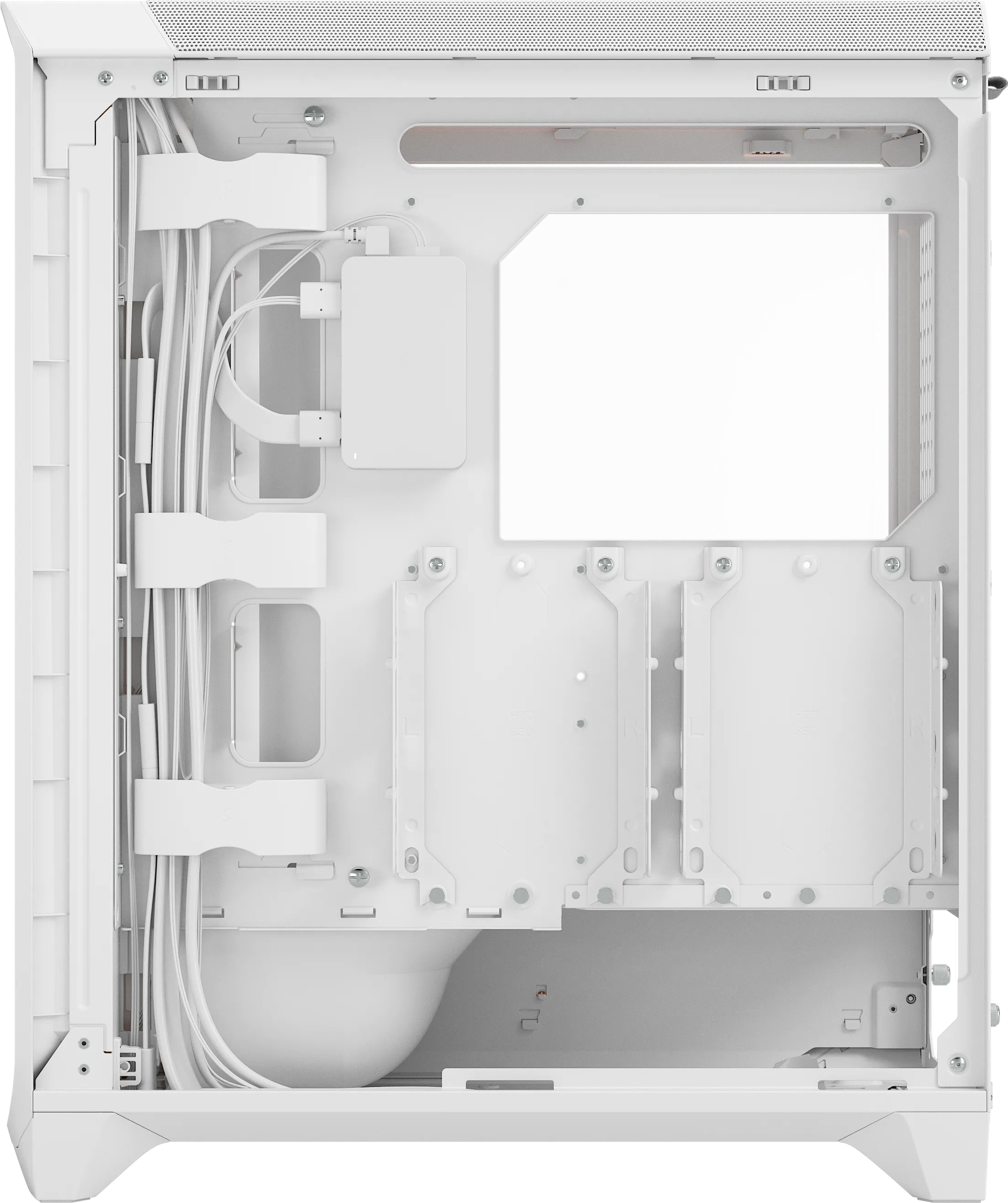 Boitier Moyen Tour ATX Fractal Design Meshify 3 Ambience Pro RGB avec panneau vitré (Blanc)