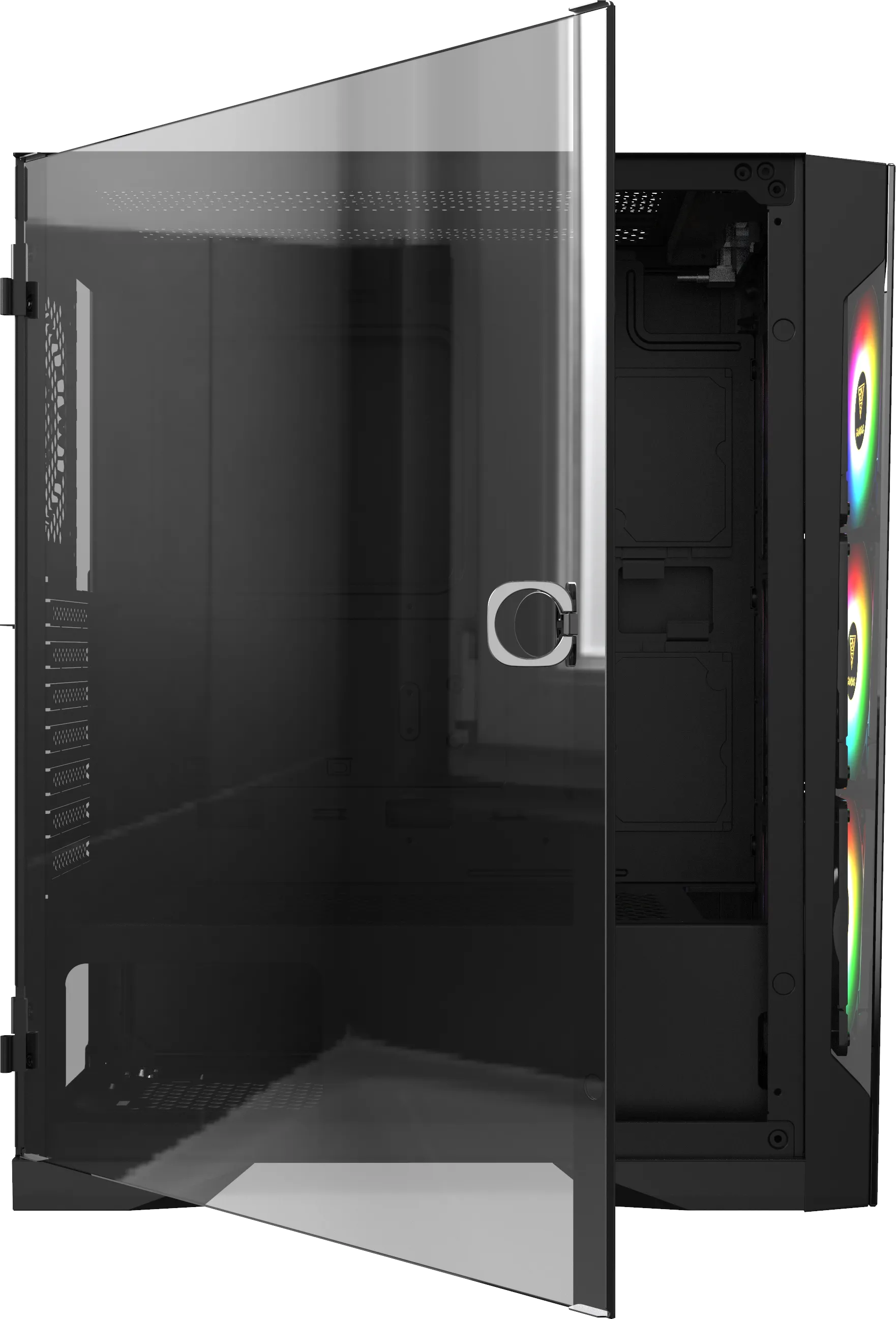 Boitier Moyen Tour ATX Gamdias Talos E2 Elite RGB avec panneaux vitrés (Noir)